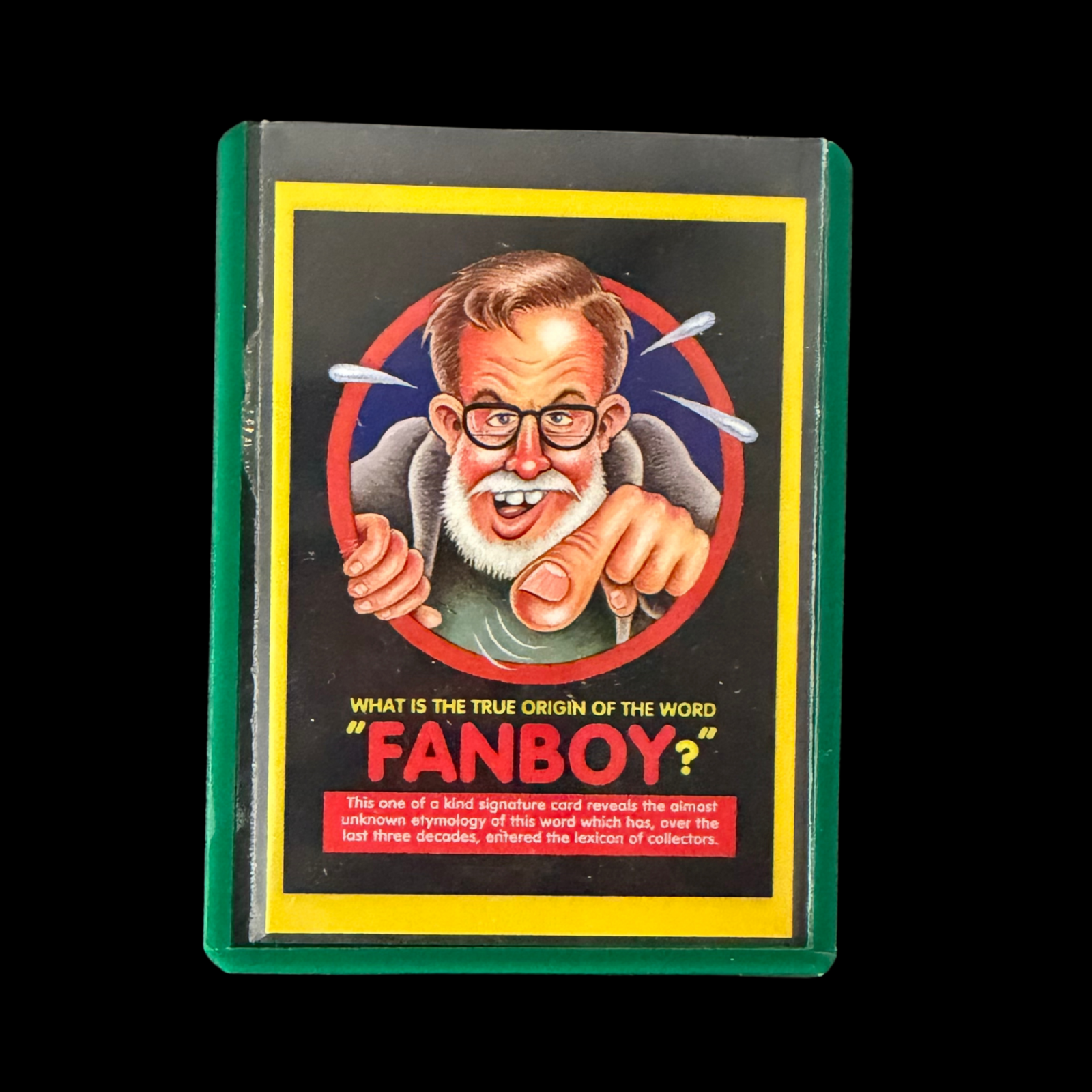 GARBAGE PAIL KIDS FAN BOY JAY LYNCH AUTOGRAPHED CARD 59/160