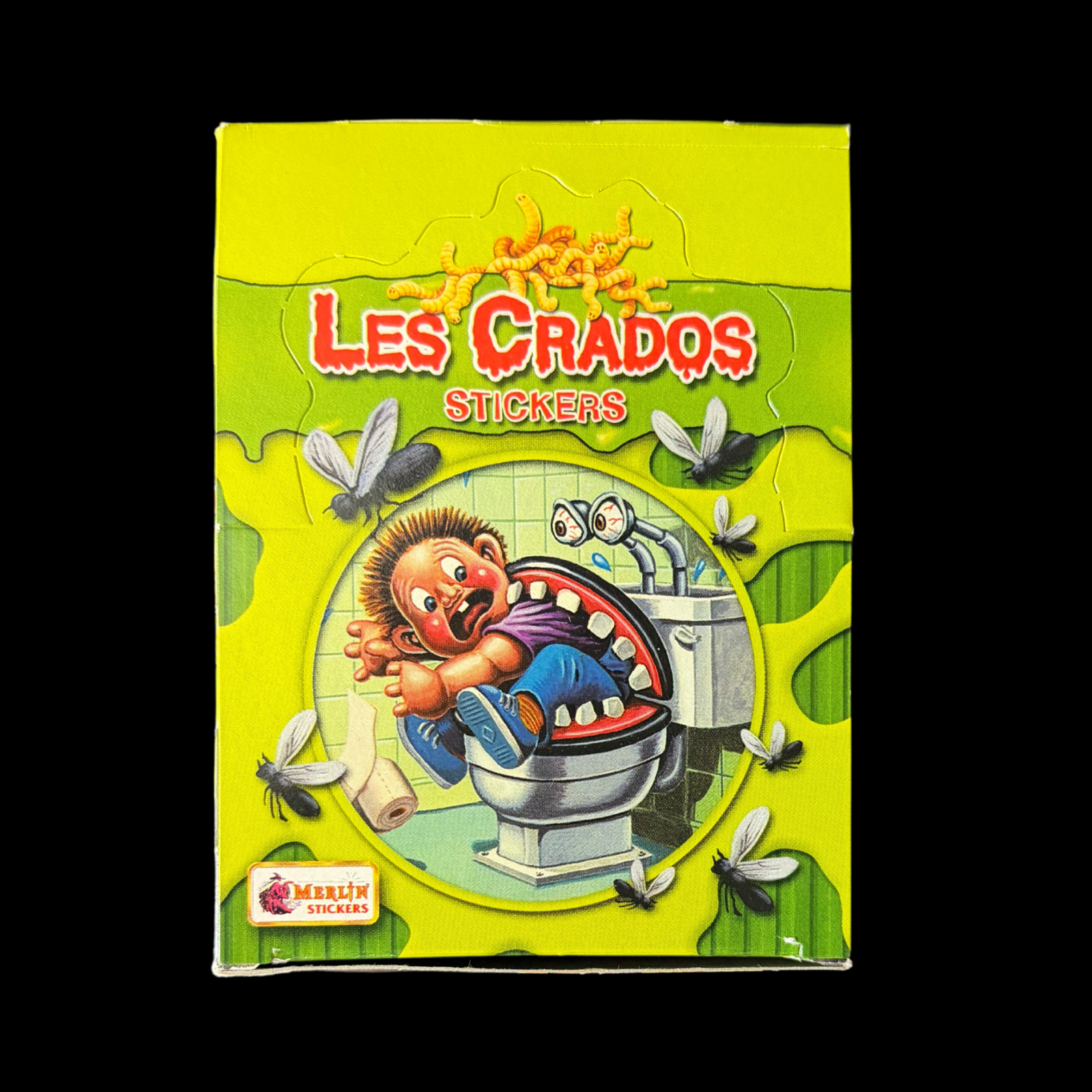 2004 GARBAGE PAIL KIDS FRANCE LES CRADOS 3 EMPTY DISPLAY BOX MERLIN