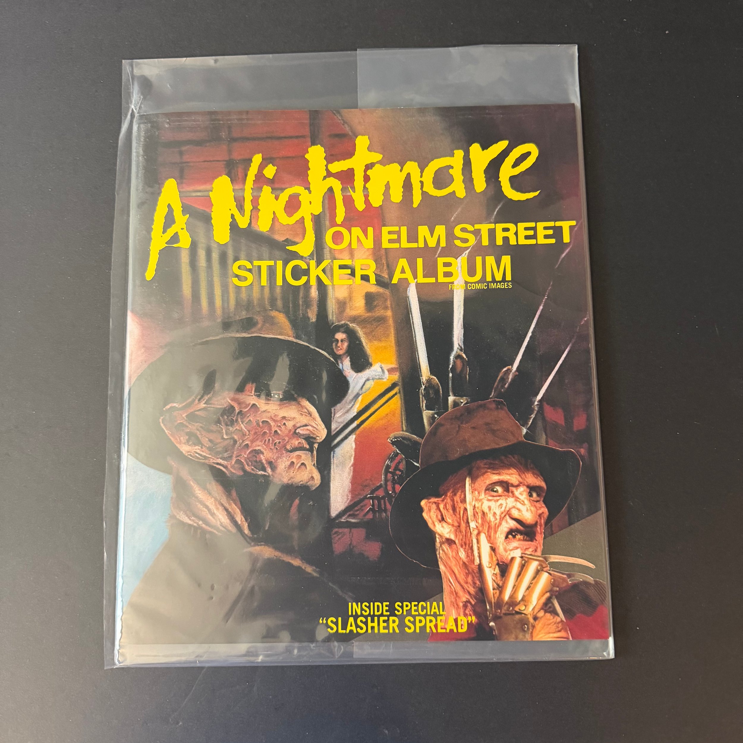 A NIGHTMARE ON ELM STREET STICKER ALBUM HORROR MOVIE