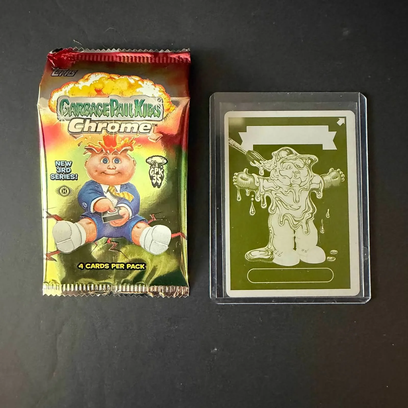 Chrome 3 AN2A Chromed Chris Yellow Printing Plate - 2020