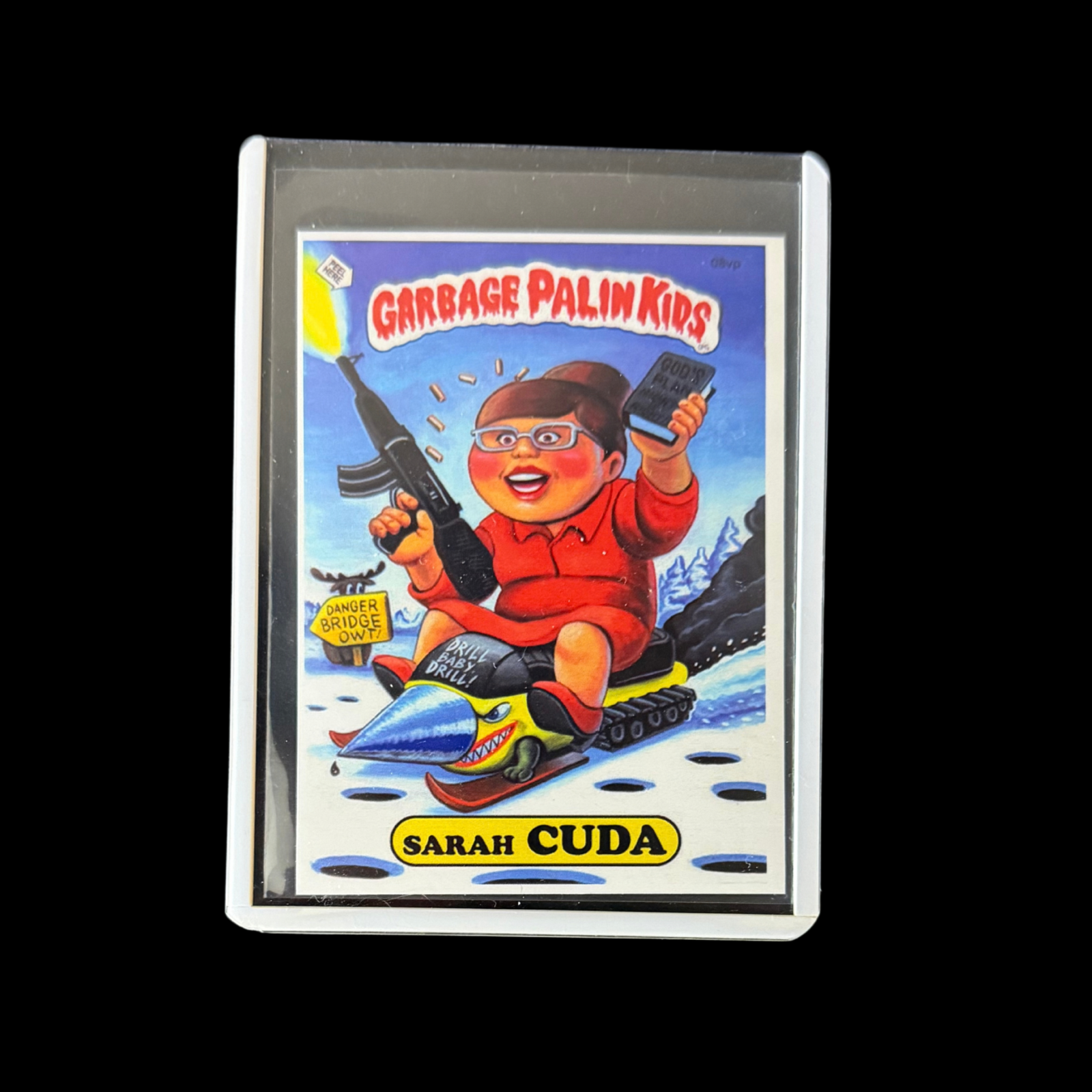 GARBAGE PALIN KIDS SARAH CUDA PARODY STICKER SARAH PALIN