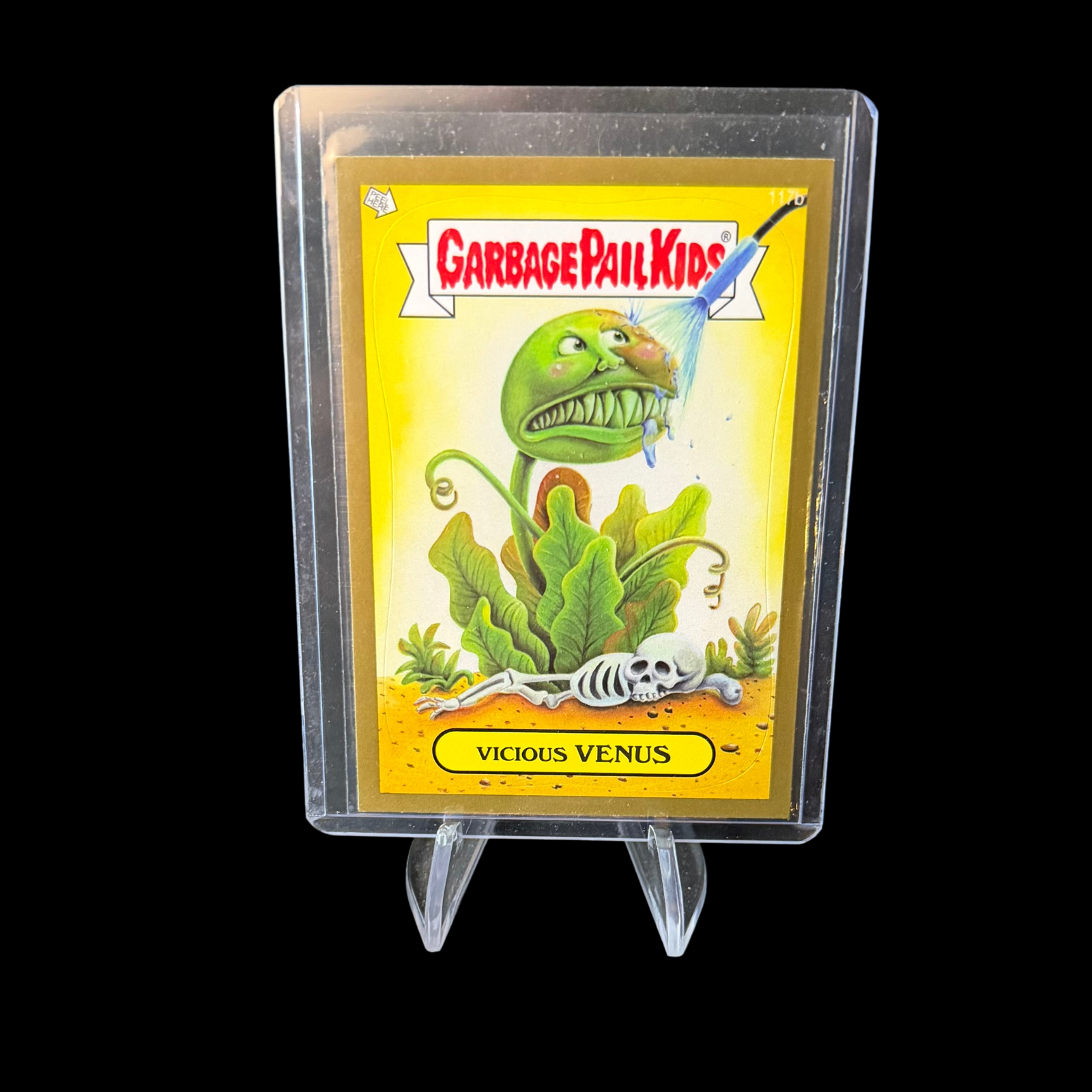 2013 GARBAGE PAIL KIDS BRAND NEW SERIES 2 VICIOUS VENUS 117B GOLD PARALLEL CARD