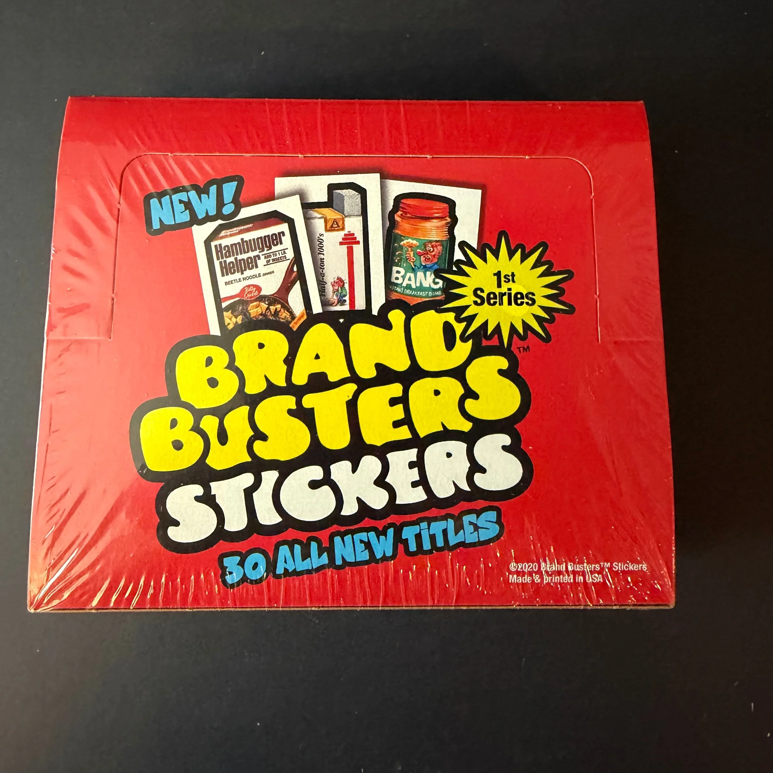 Brand Busters 1st Series Trading Card Box 2020 SEALED 24 Packs