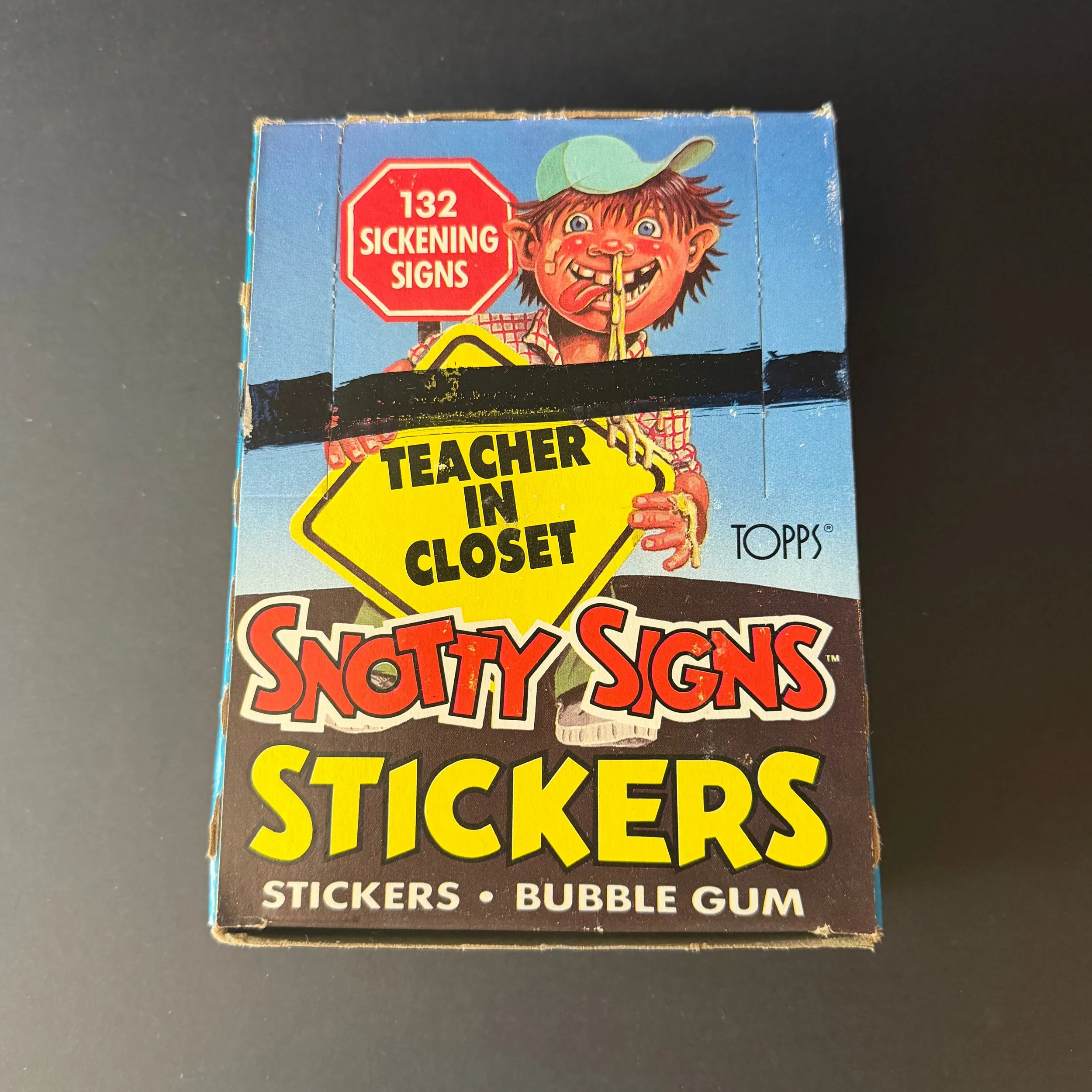 Snotty Signs Stickers Wacky Packs Box 1986 Topps 48 Packs Unsealed