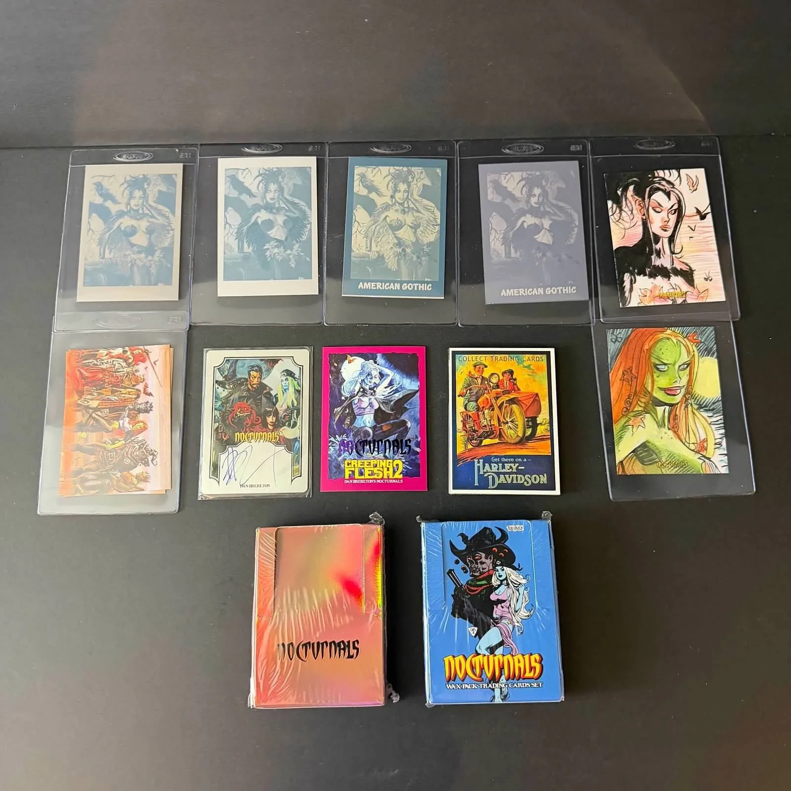 NOCTURNALS Trading Card Lot Dan Brereton Wax Pack Cards