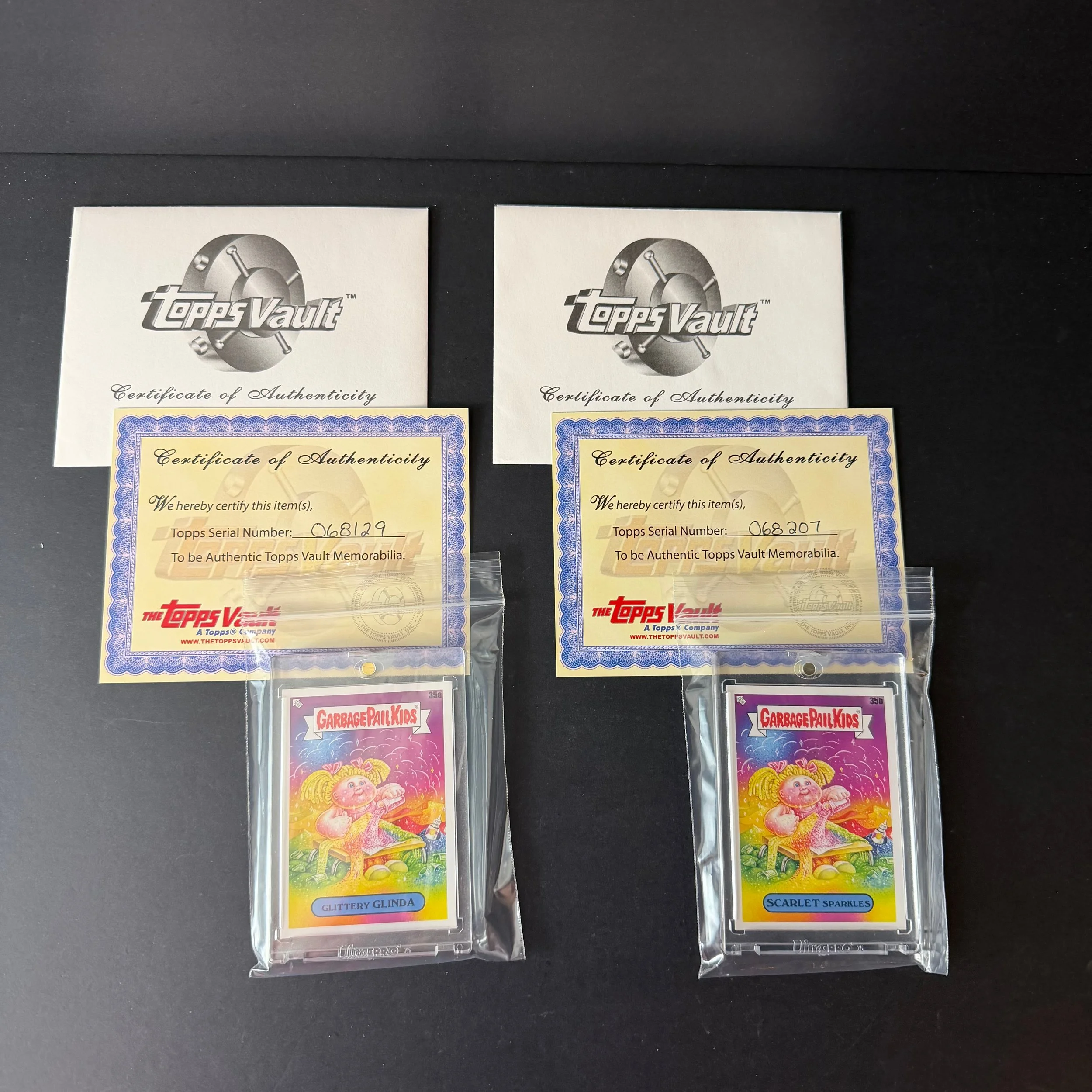 GARBAGE PAIL KIDS TOPPS VAULT GLITTERY GALINDO BLANK BACK LATE TO SCHOOL