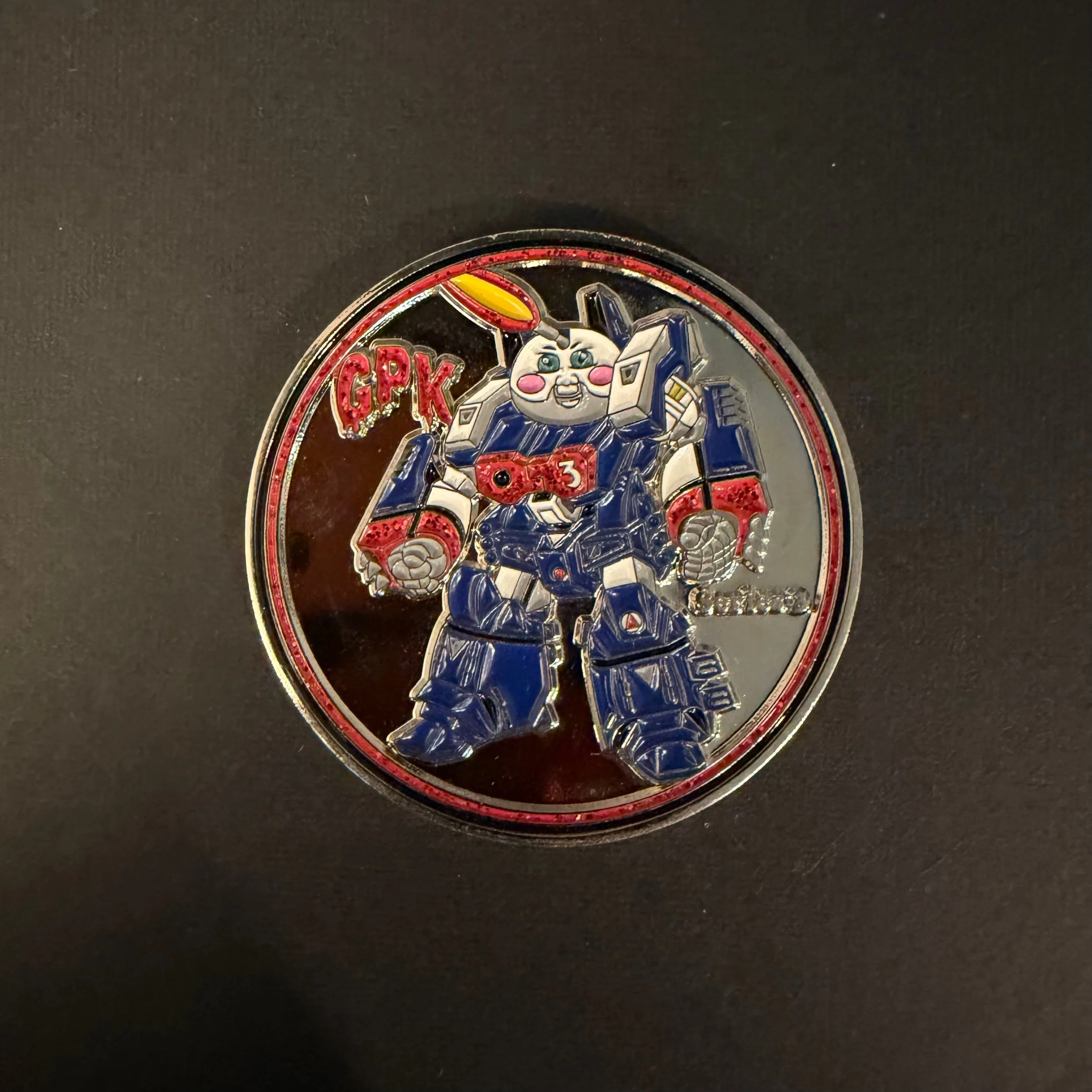 Garbage Pail Kids Collector Coin Joe Blow/ Roy Bot