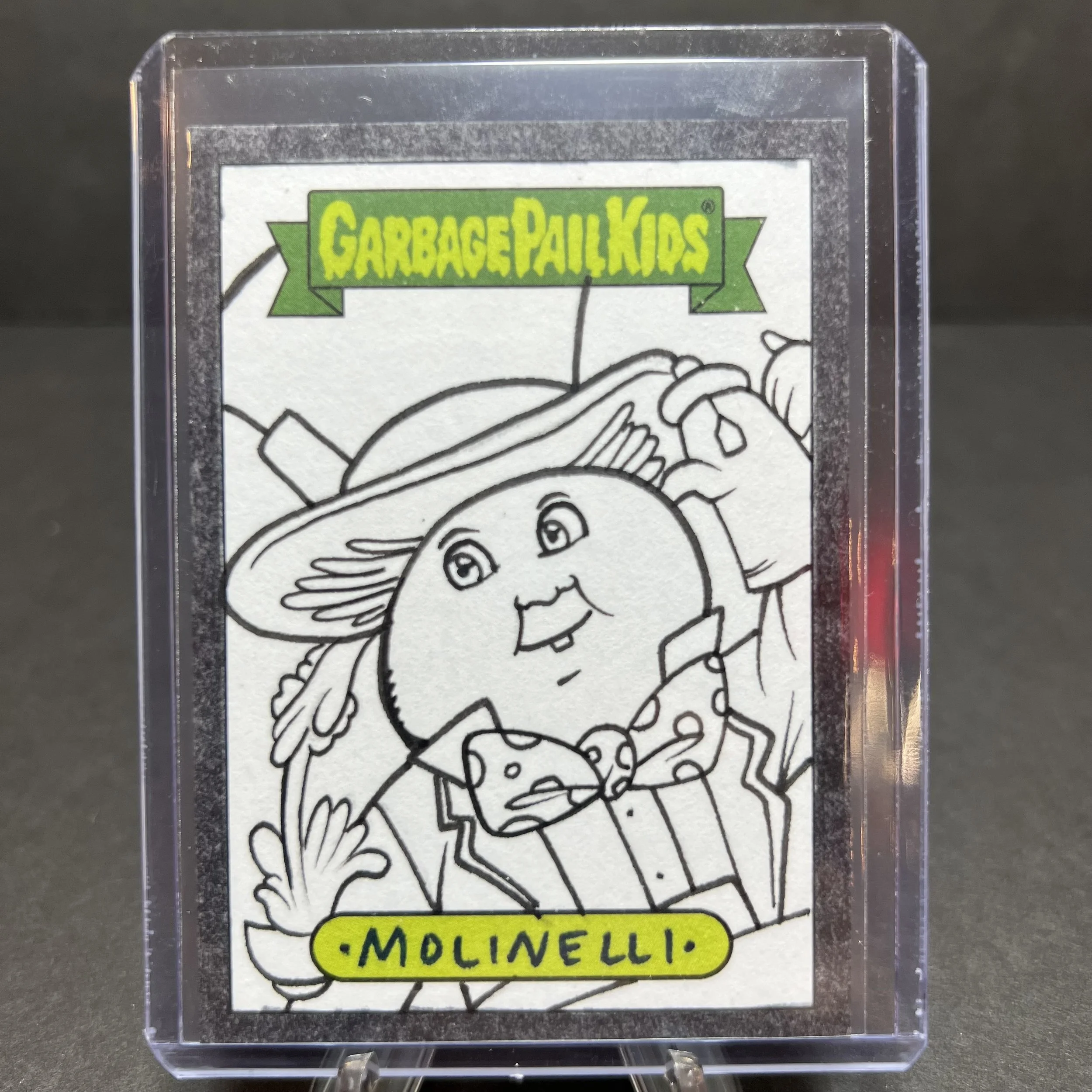 GARBAGE PAIL KIDS MATT HATTER SKETCH RICH MOLINELLI SCRATCH N STINK 2019