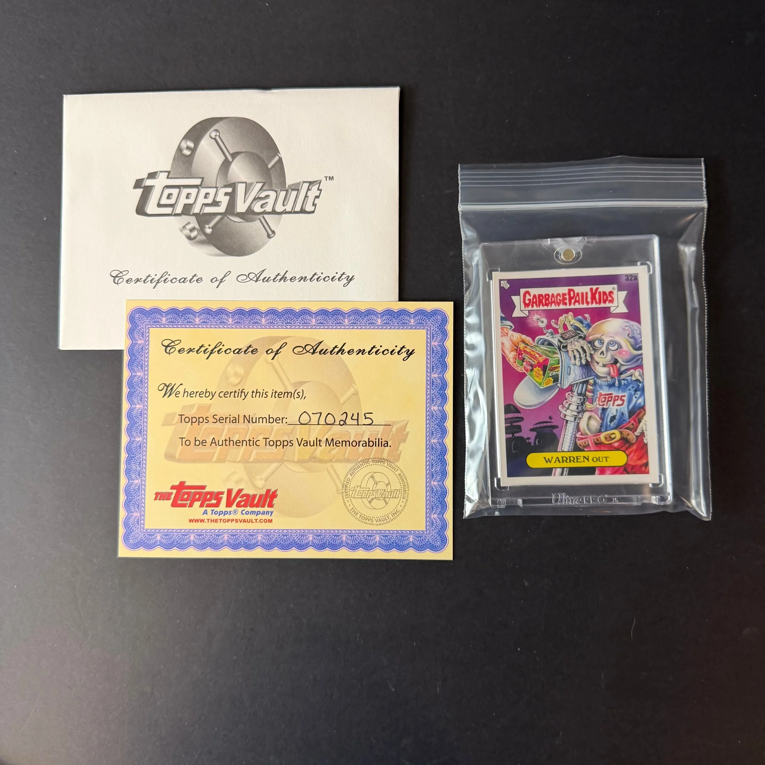 Garbage Pail Kids Topps Vault 2020 GPK 35th Anniversary Warren Out