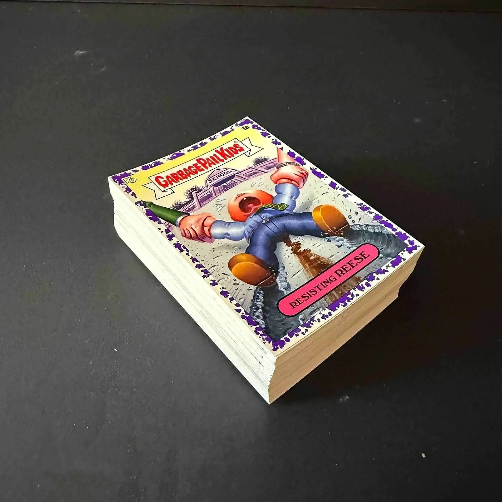 Late to School Purple Border Cards - Lot of 100