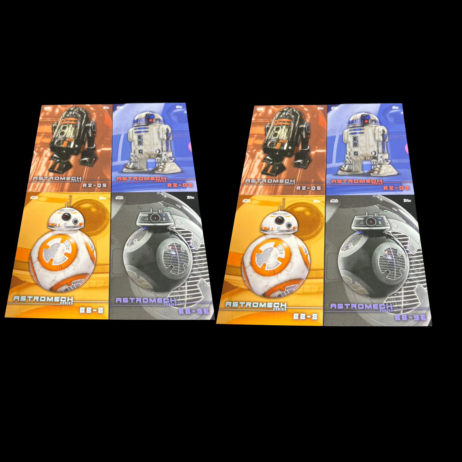 NYCC 2017 TOPPS EXCLUSIVE STAR WARS CARD TRADER ASTROMECH- 2 SETS