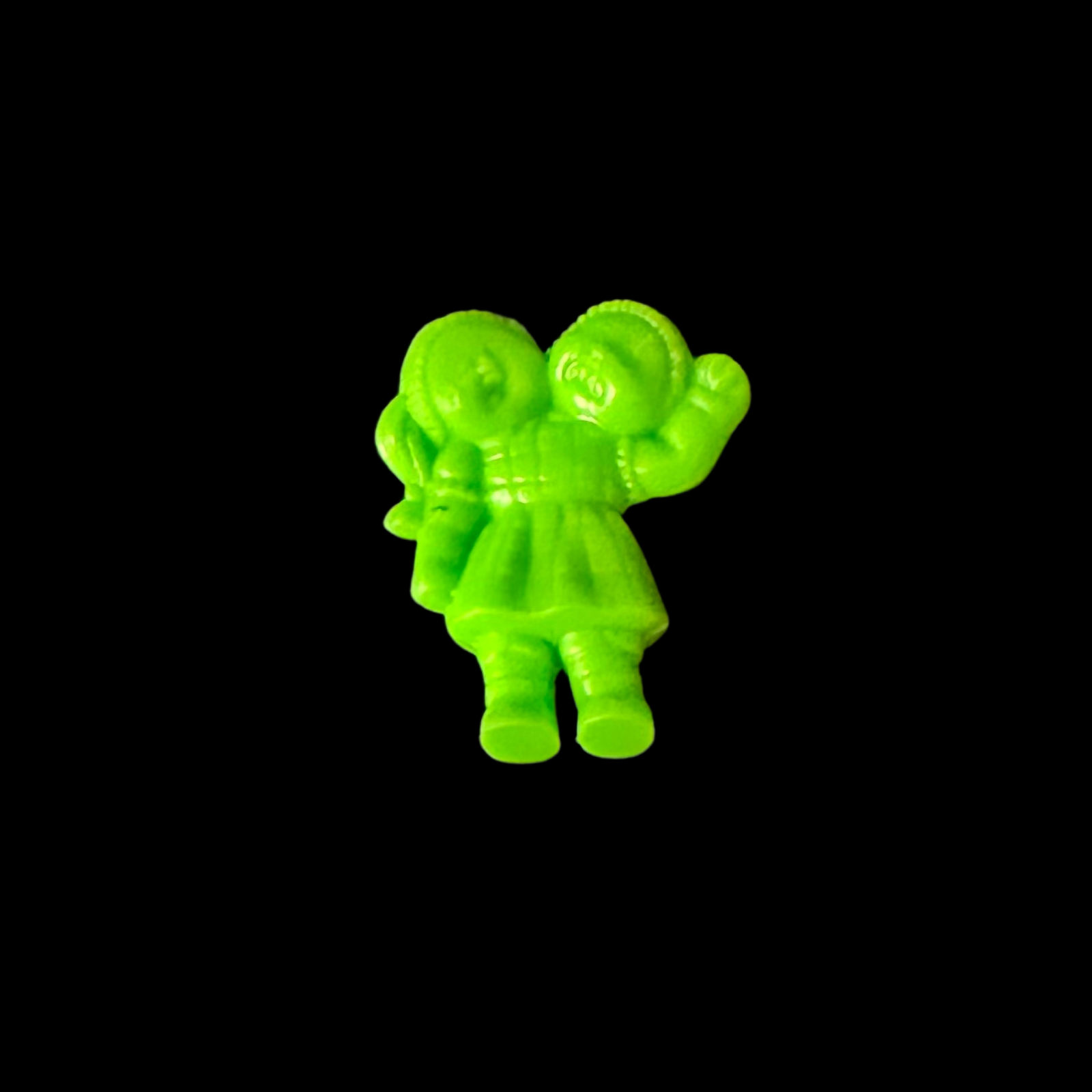 GARBAGE PAIL KIDS CHEAP TOYS NEON GREEN DOUBLE HEATHER