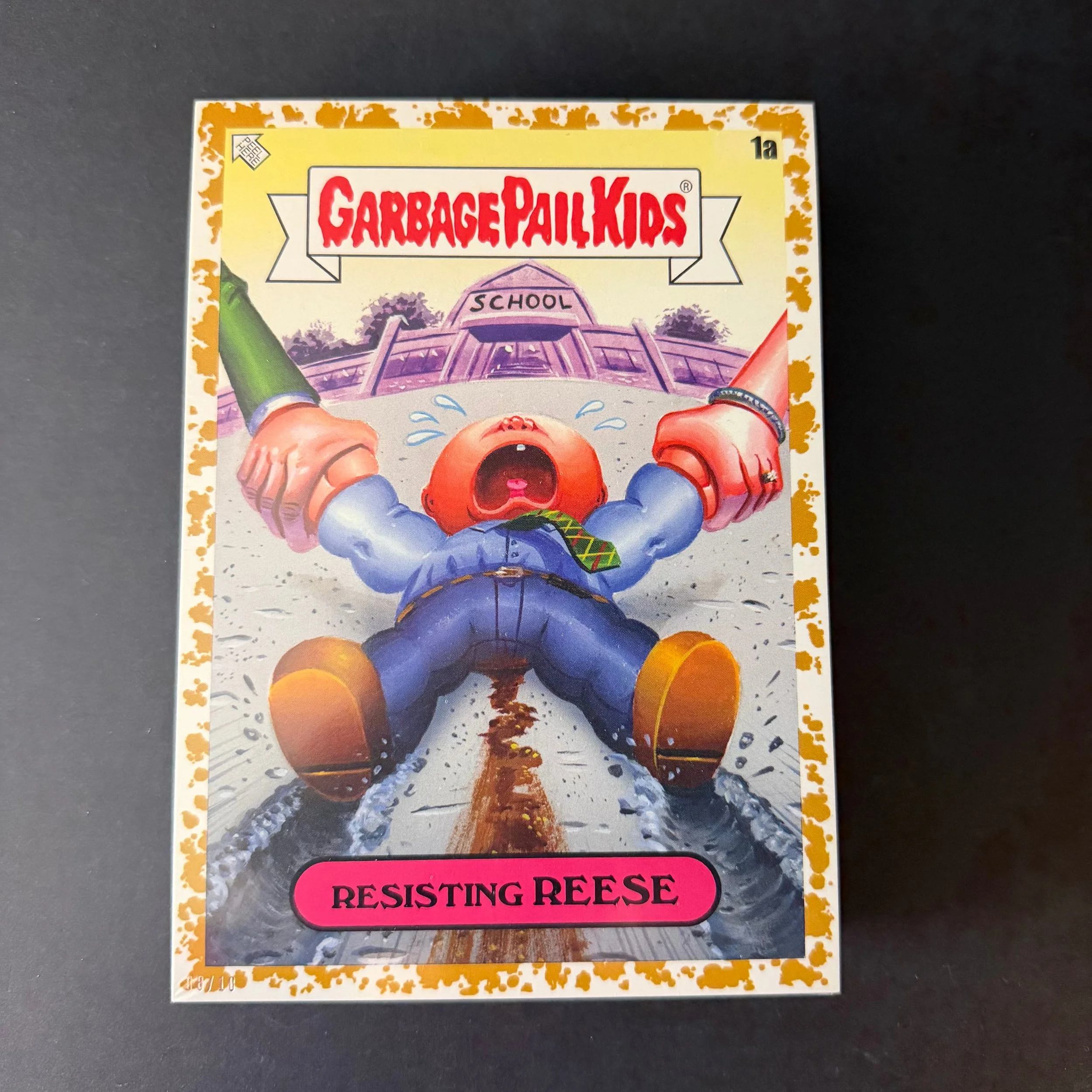 GARBAGE PAIL KIDS 2020 LATE TO SCHOOL OVERSIZED GOLD SET #8/10 RARE