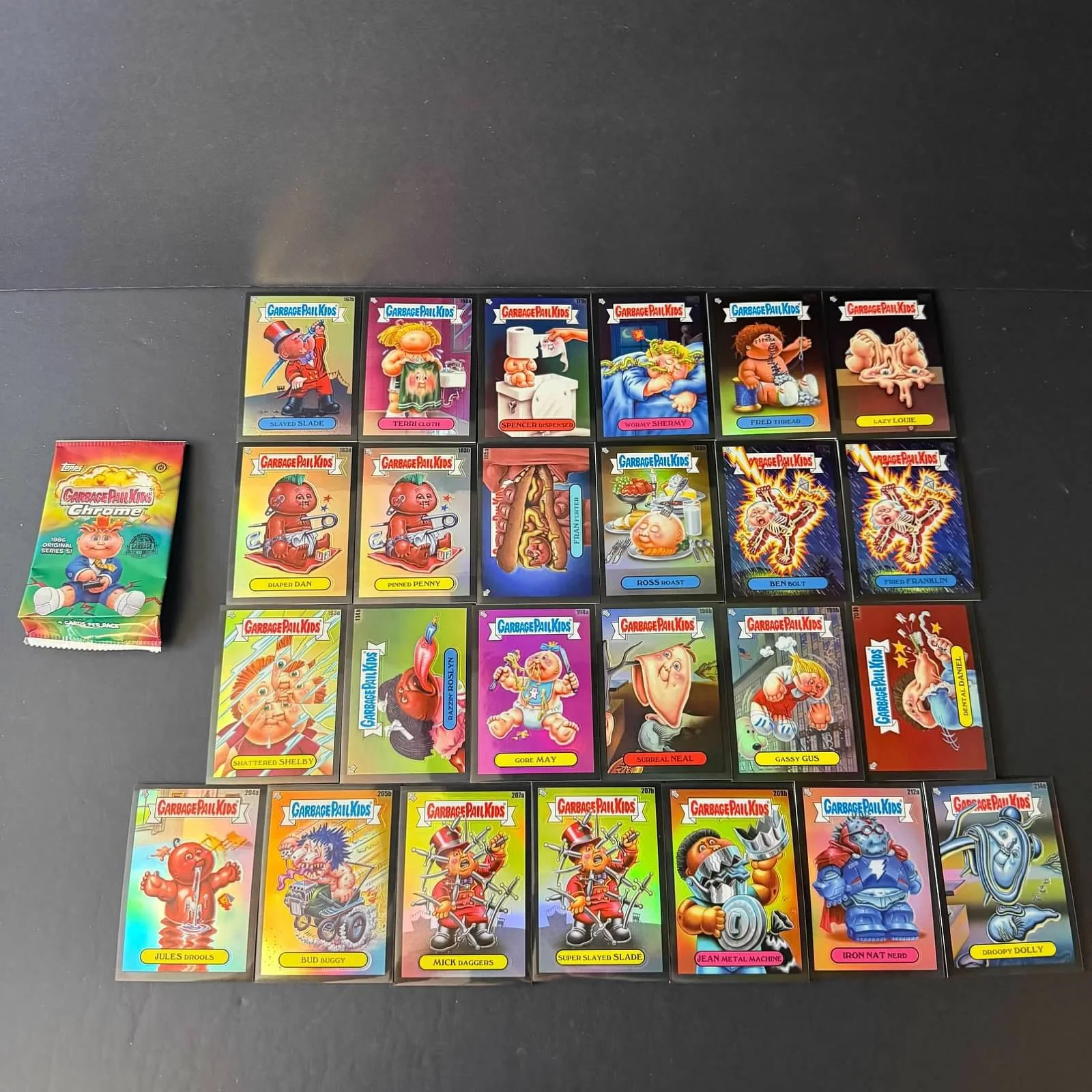Chrome 5 Black Refractor Cards - Lot of 25