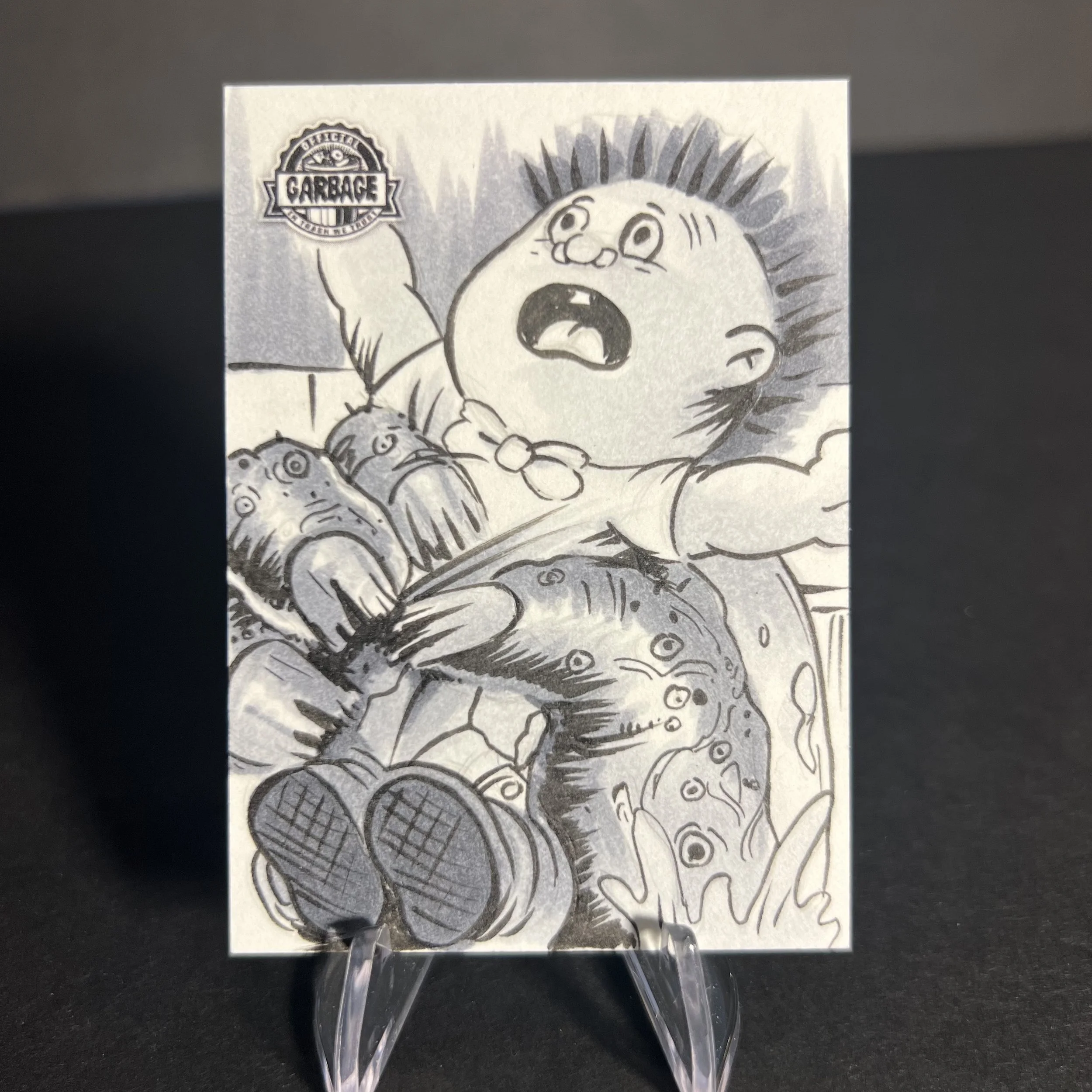 GARBAGE PAIL KIDS DIRE RITA SKETCH CARD BEKKI SHARP KRASHERS 2021