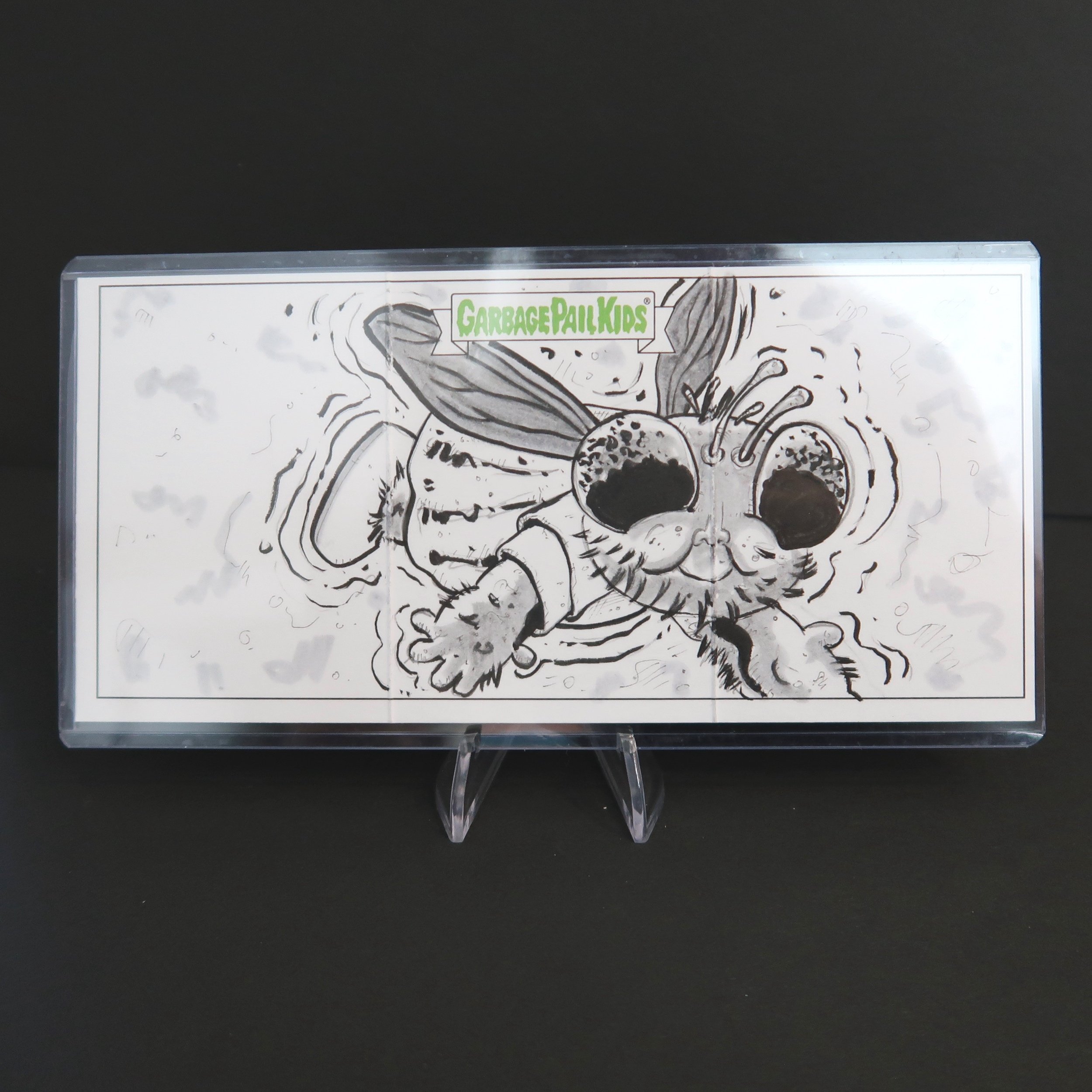 Buggy Betty Revenge of Oh The Horrible Triptych Sketch Card by Cathy Razim - 2019