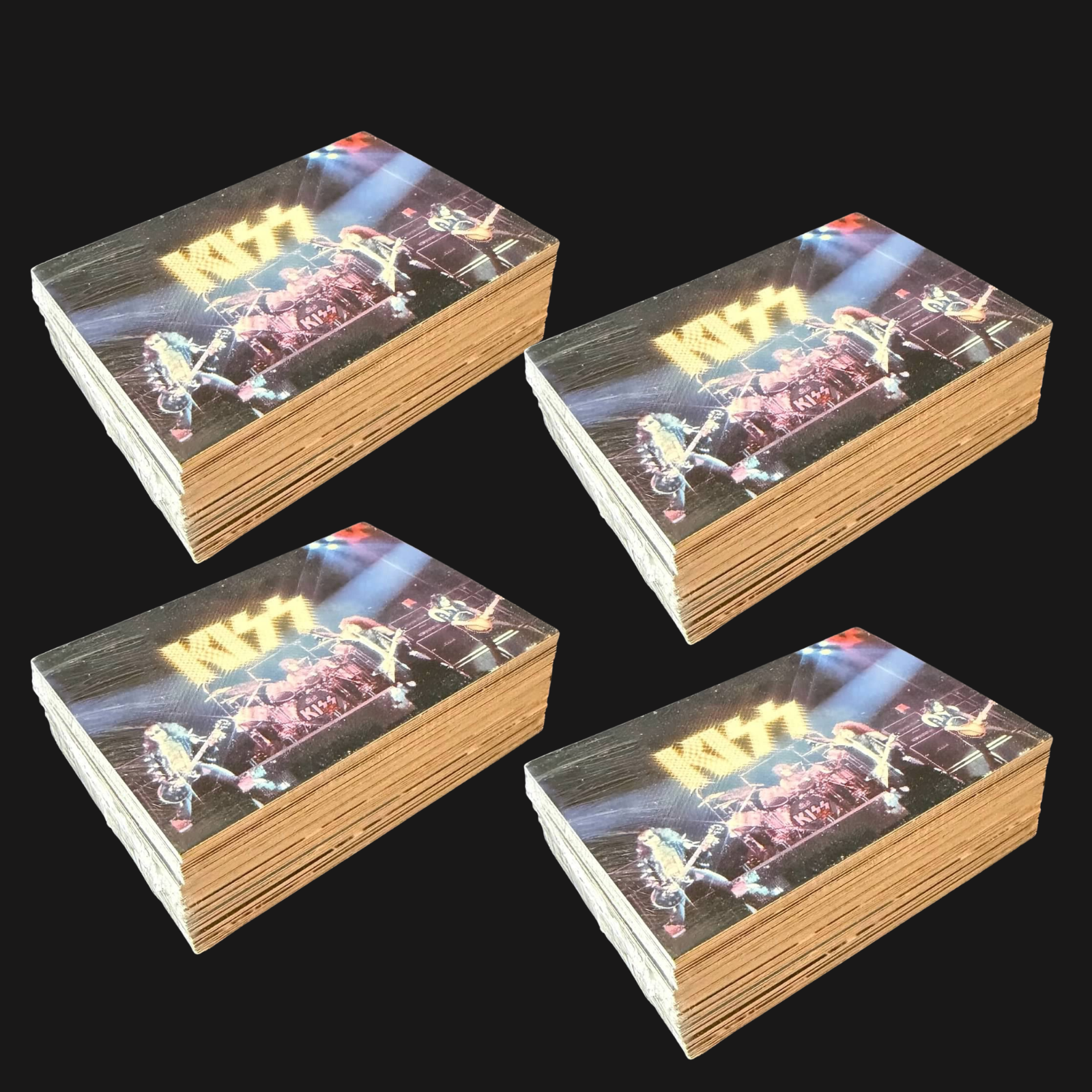KISS Alive Trading Card Set Lot of 4 Complete 72 Card Sets