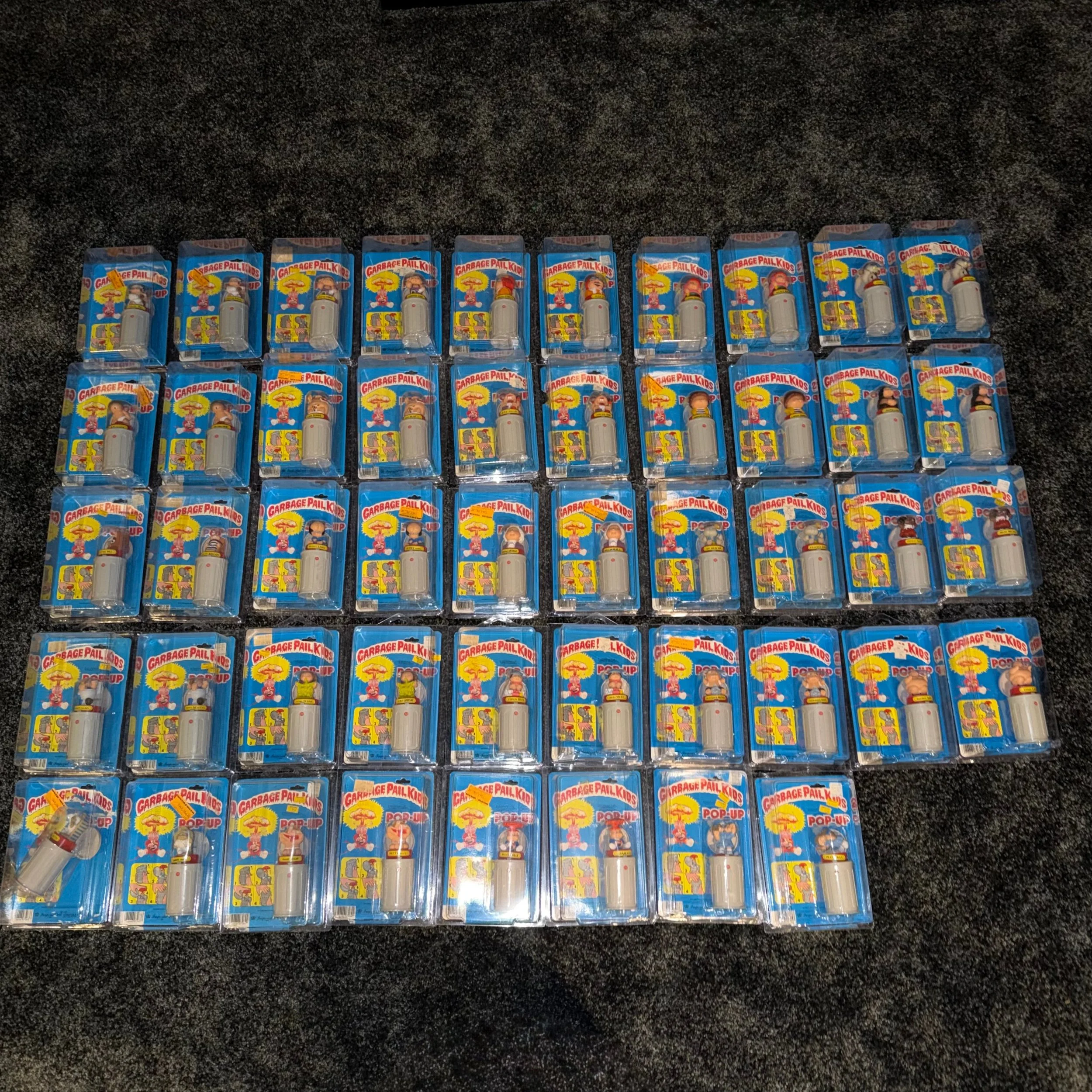 GARBAGE PAIL KIDS POP UPS COMPLETE SET OF 48- In Protective Case
