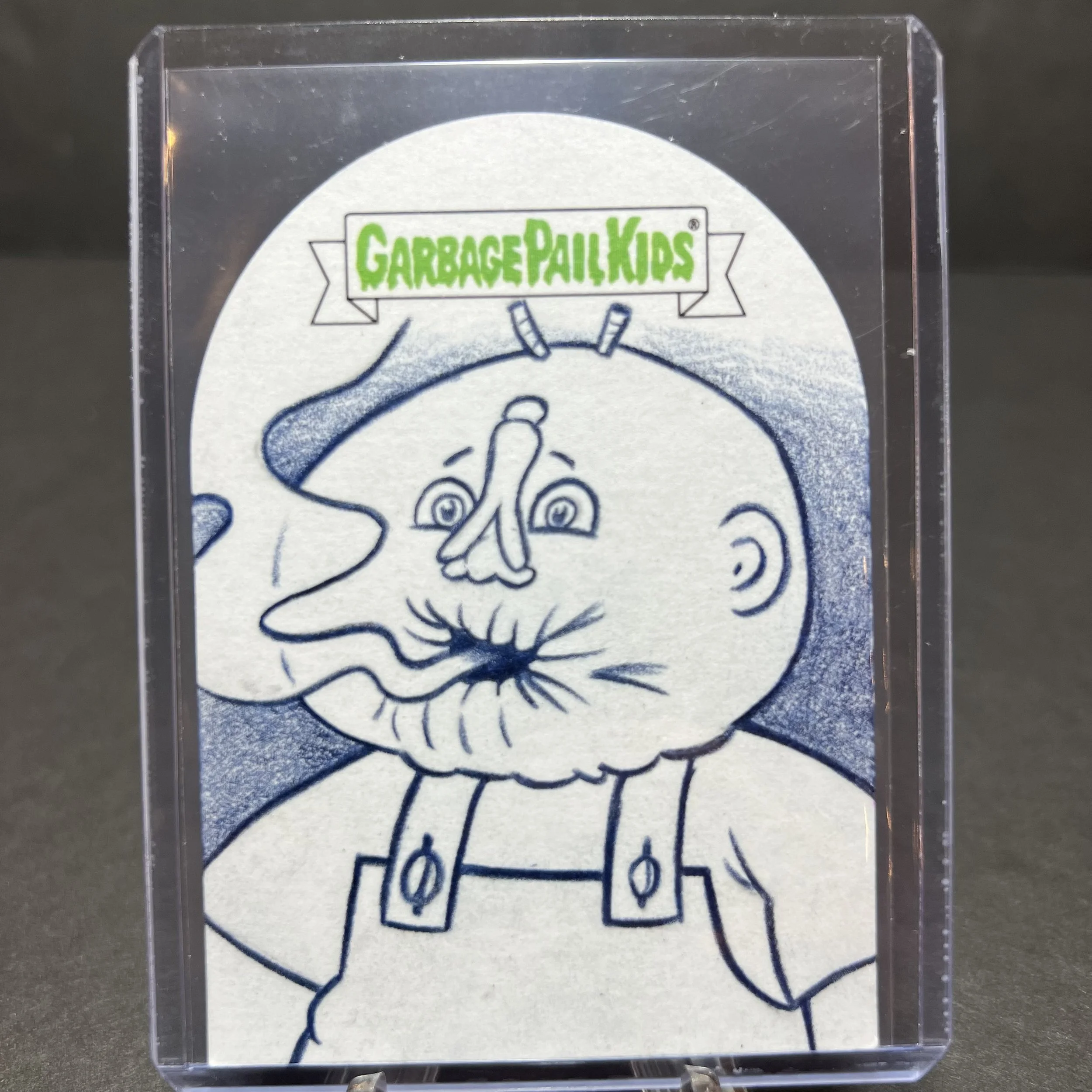 GARBAGE PAIL KIDS FOUL PHIL SKETCH STEVE POTTER REVENGE OF HORROR-IBLE