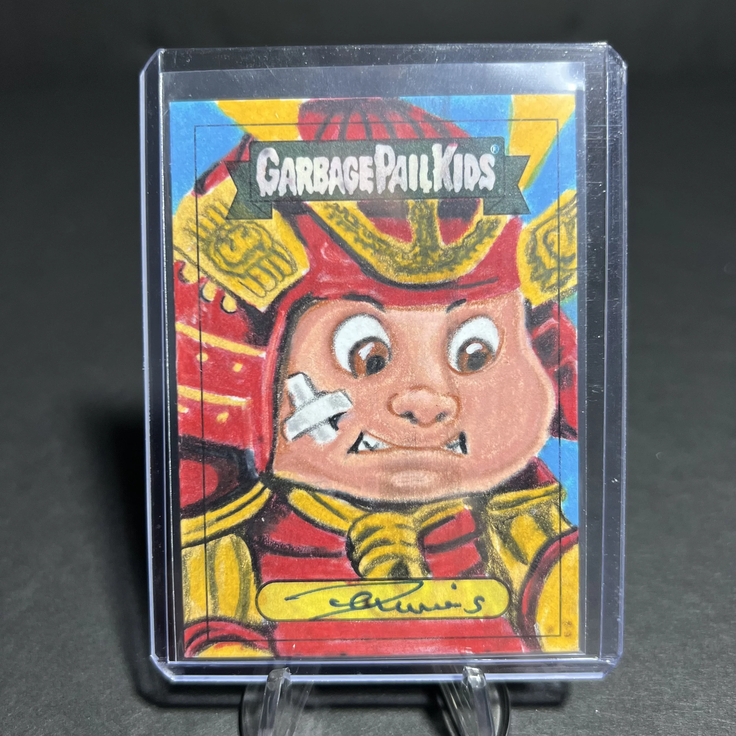 EGYPT MAN SKETCH CARD BY GORTAKOWSKI LATE TO SCHOOL