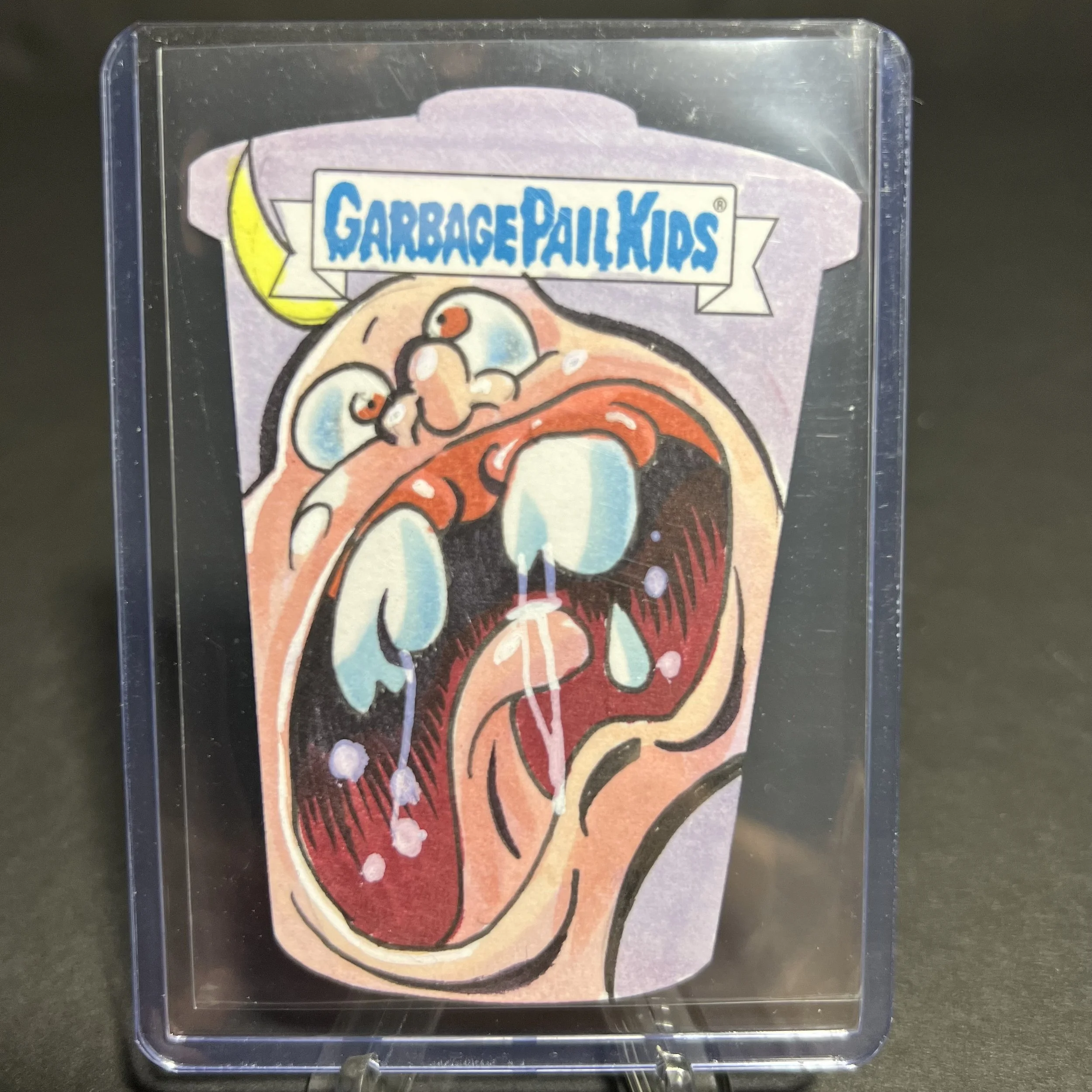 JUNKFOOD JOHN TRASH CAN SKETCH CARD ARENA GO ON VACATION