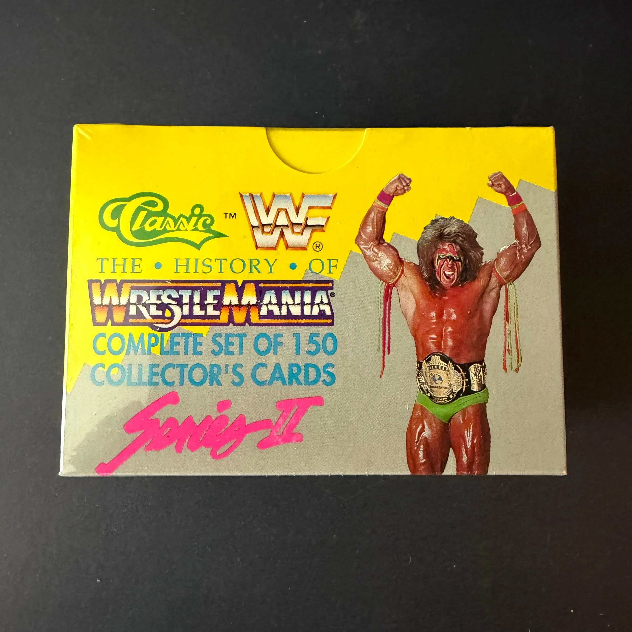 WWF Classic WrestleMania Complete 150 Card Set in Box 1990 SEALED