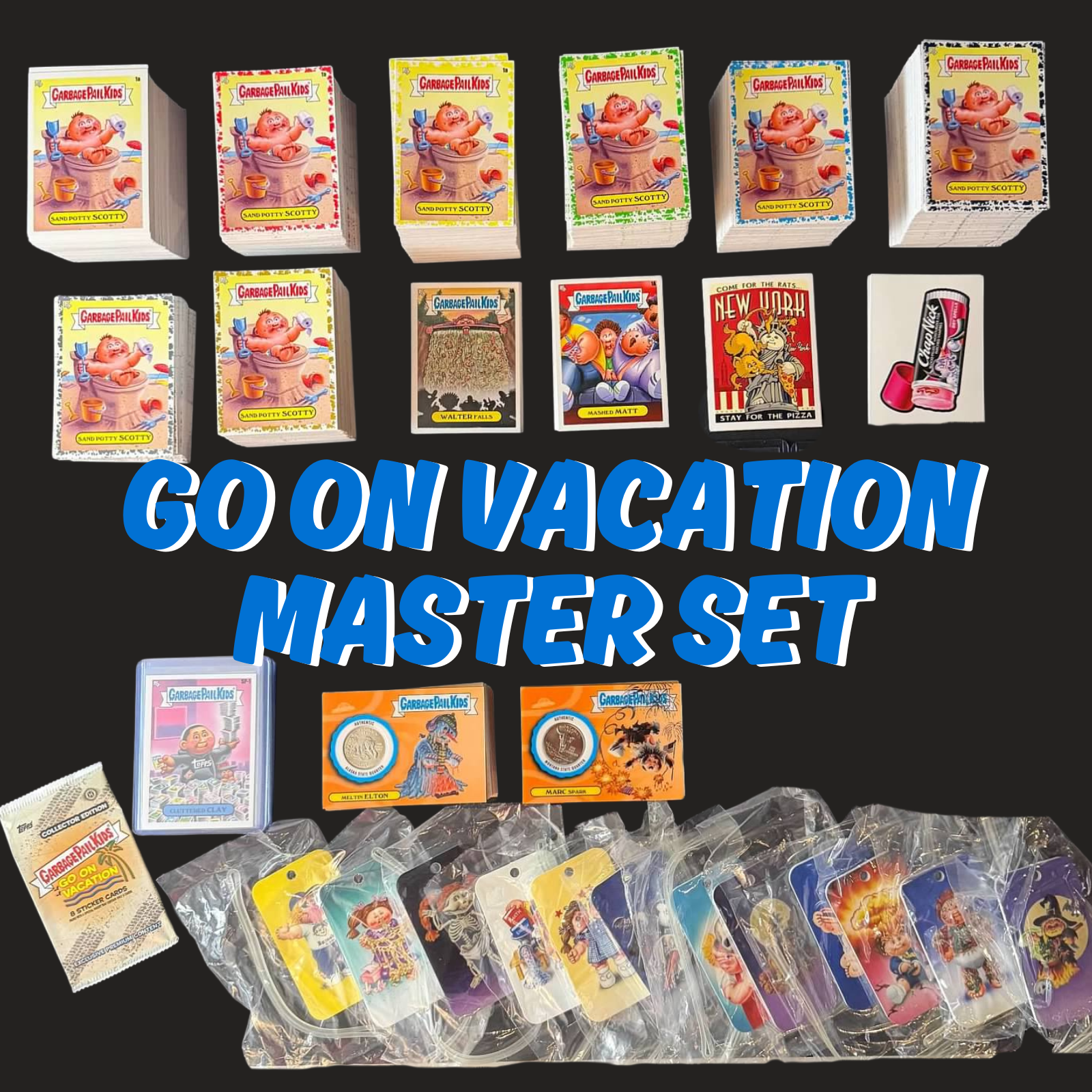 Garbage Pail Kids Go on Vacation Partial Master Set - 2023
