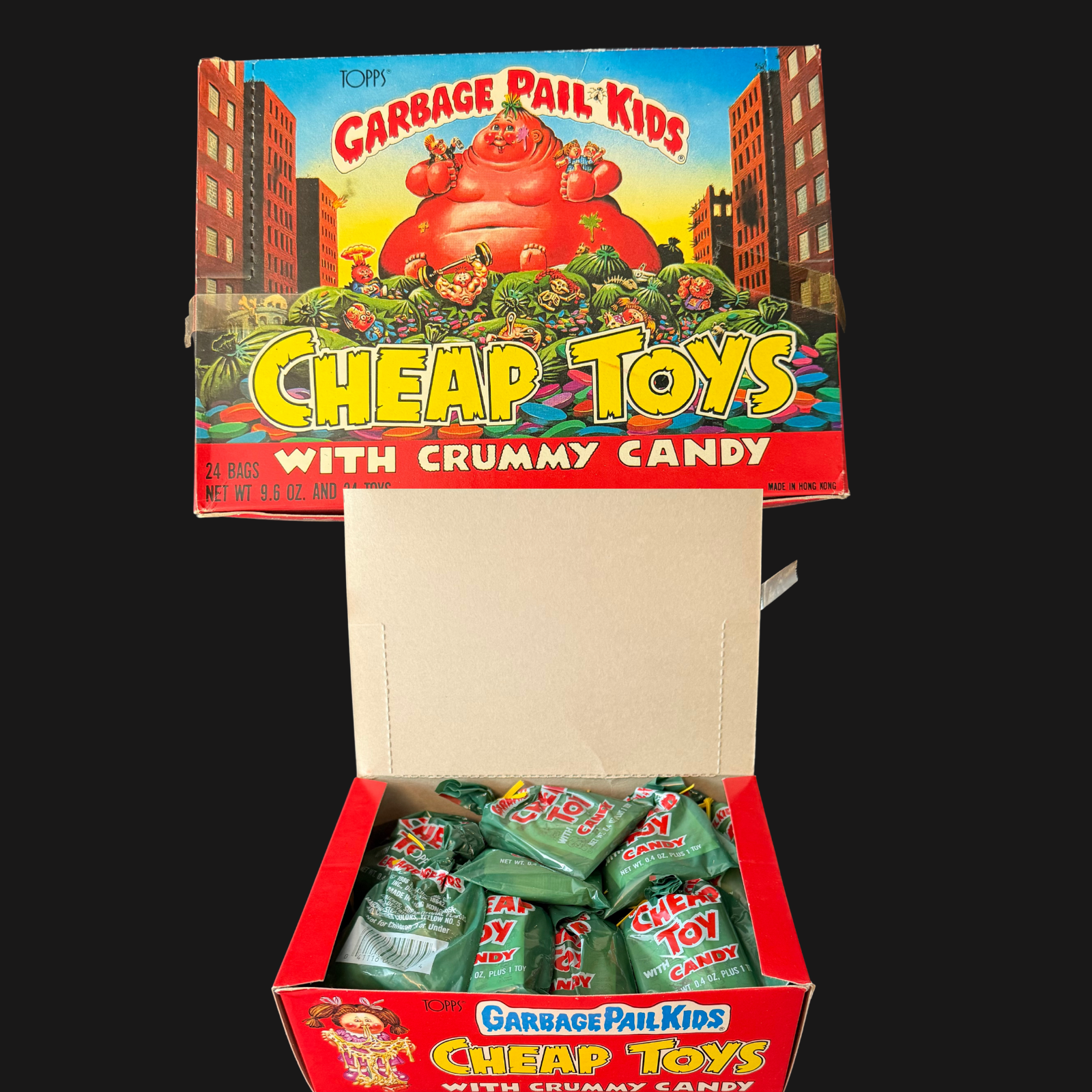 GARBAGE PAIL KIDS CHEAP TOYS UNSEALED FULL BOX VINTAGE TOPPS