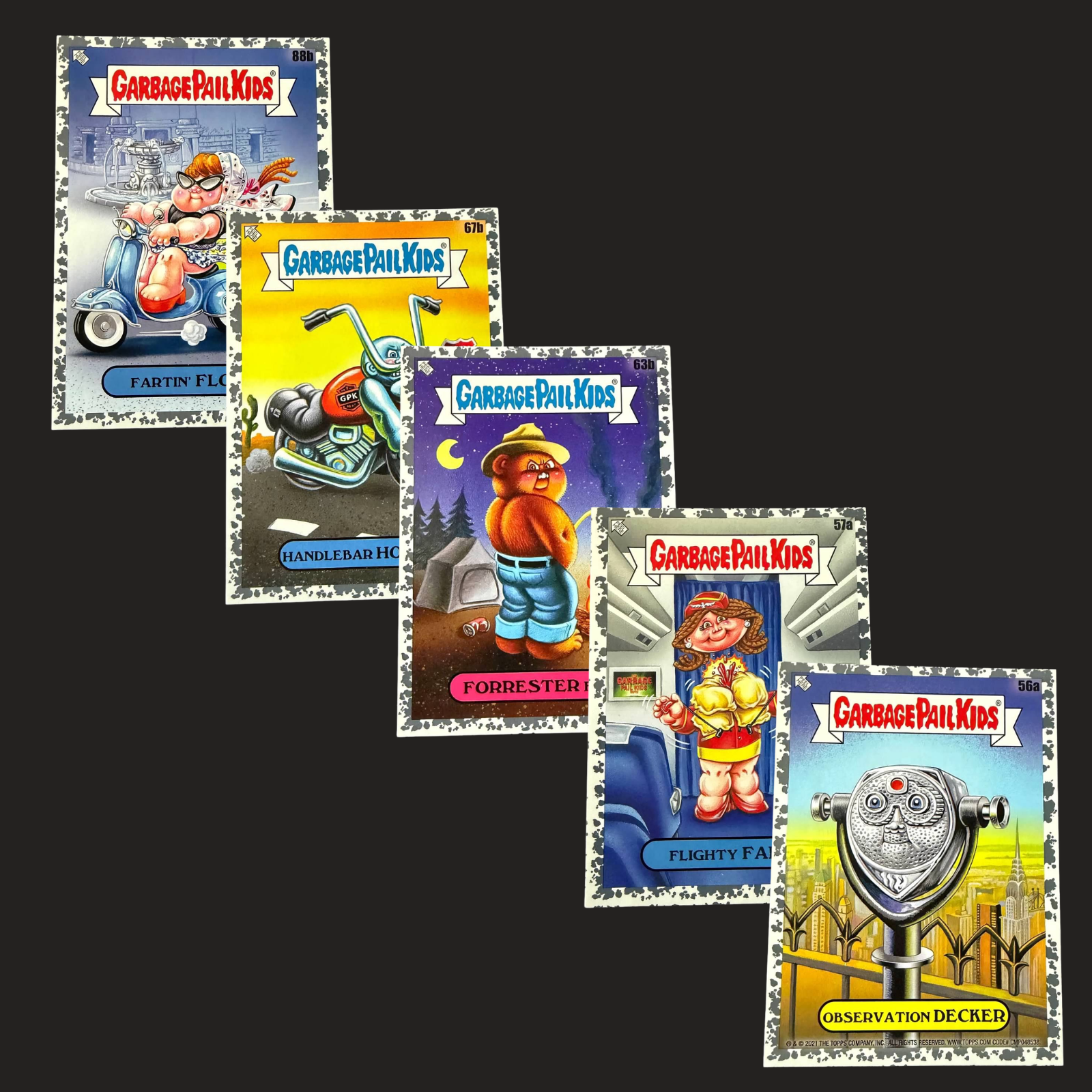 Go On Vacation Grey Route 66 Border Singles - Lot of 49