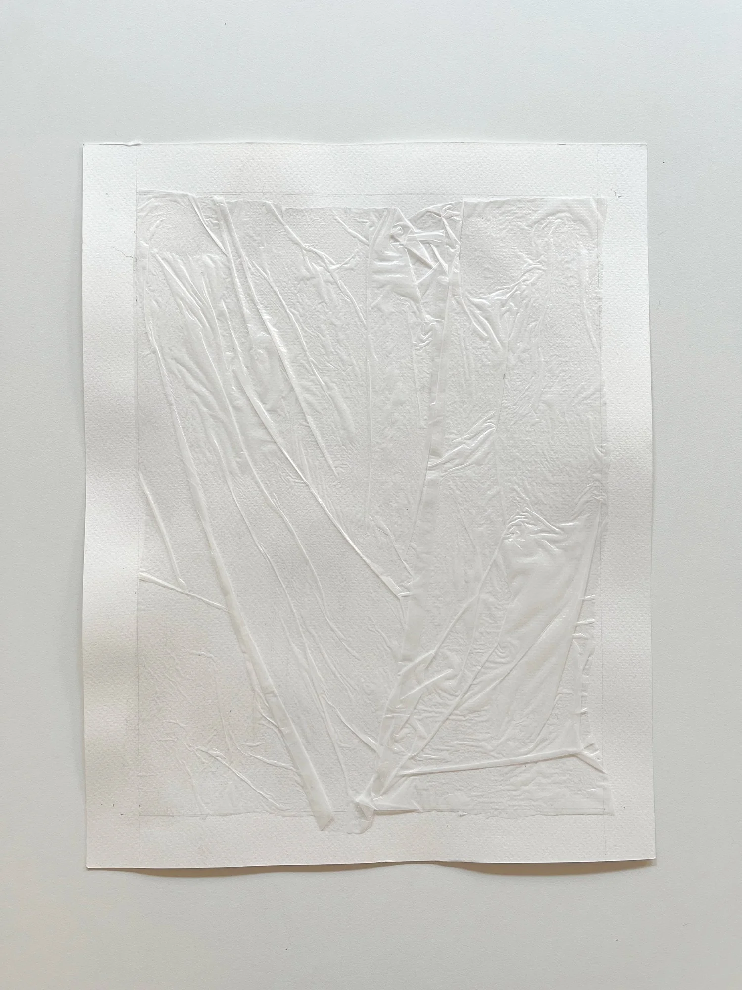 Untitled, 2023.
Mixed media on paper.  
11 x 14 in.