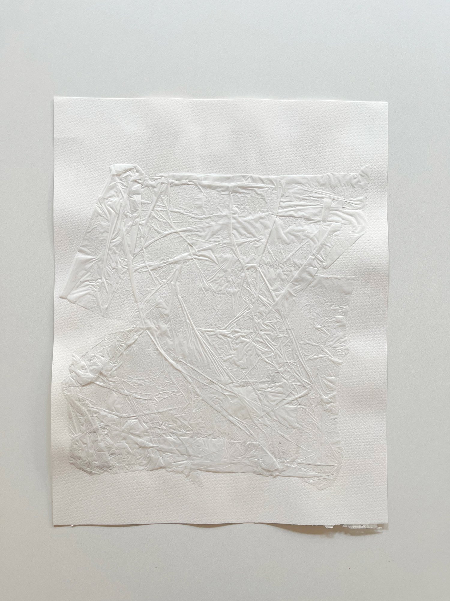 Untitled, 2023.
Mixed media on paper.  
11 x 14 in.