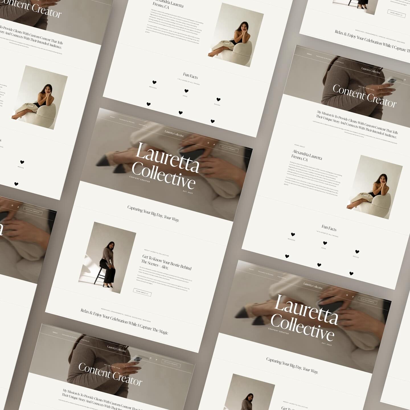 Soft neutrals and minimalism 🫶🏼

It was an honor to build a site for Alex at @laurettacollective to display her services and make her personality shine through her brand. Check out her site in my portfolio, or visit www.laurettacollective.com 🤍
.
