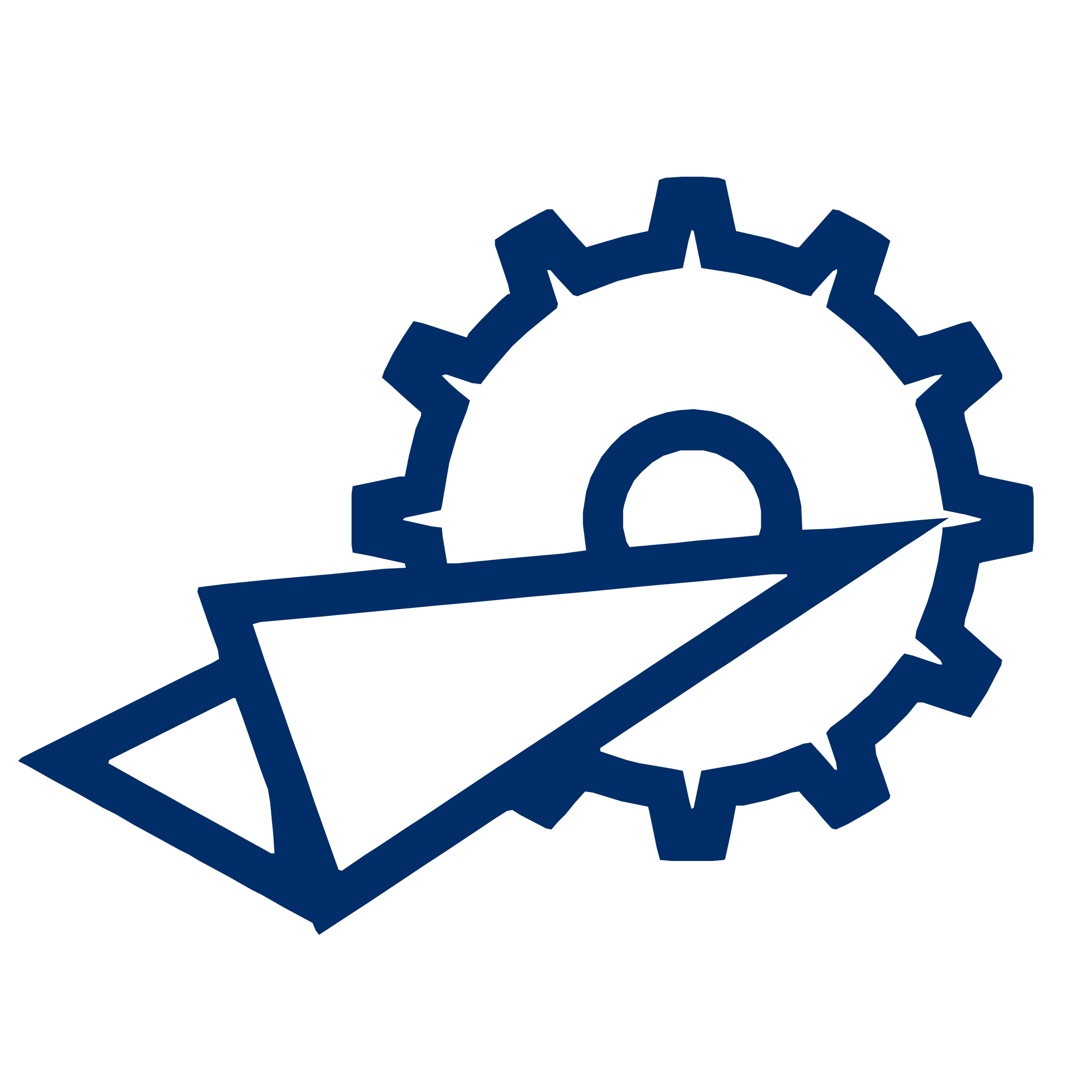 Icon of a hand holding a gear or cogwheel, symbolizing support or technical service