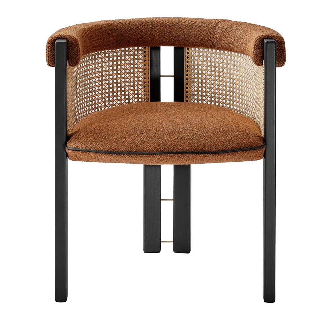 Kumiko Vienna Straw & Moka-Finished Ash Chair