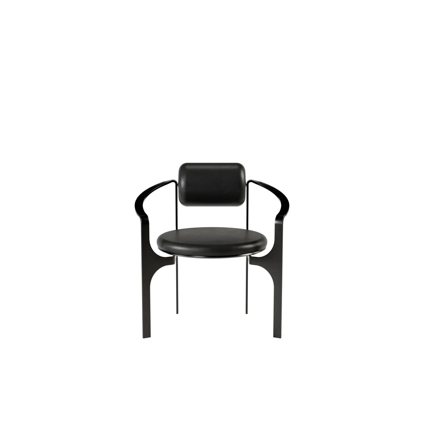 Rose Armchair - Polished Steel