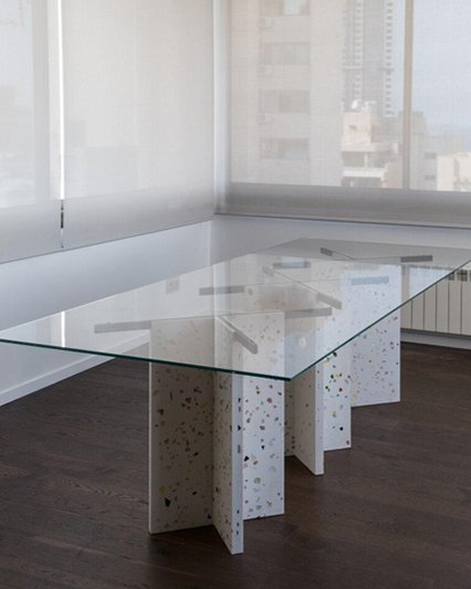 X - Terrazzo Dining Table