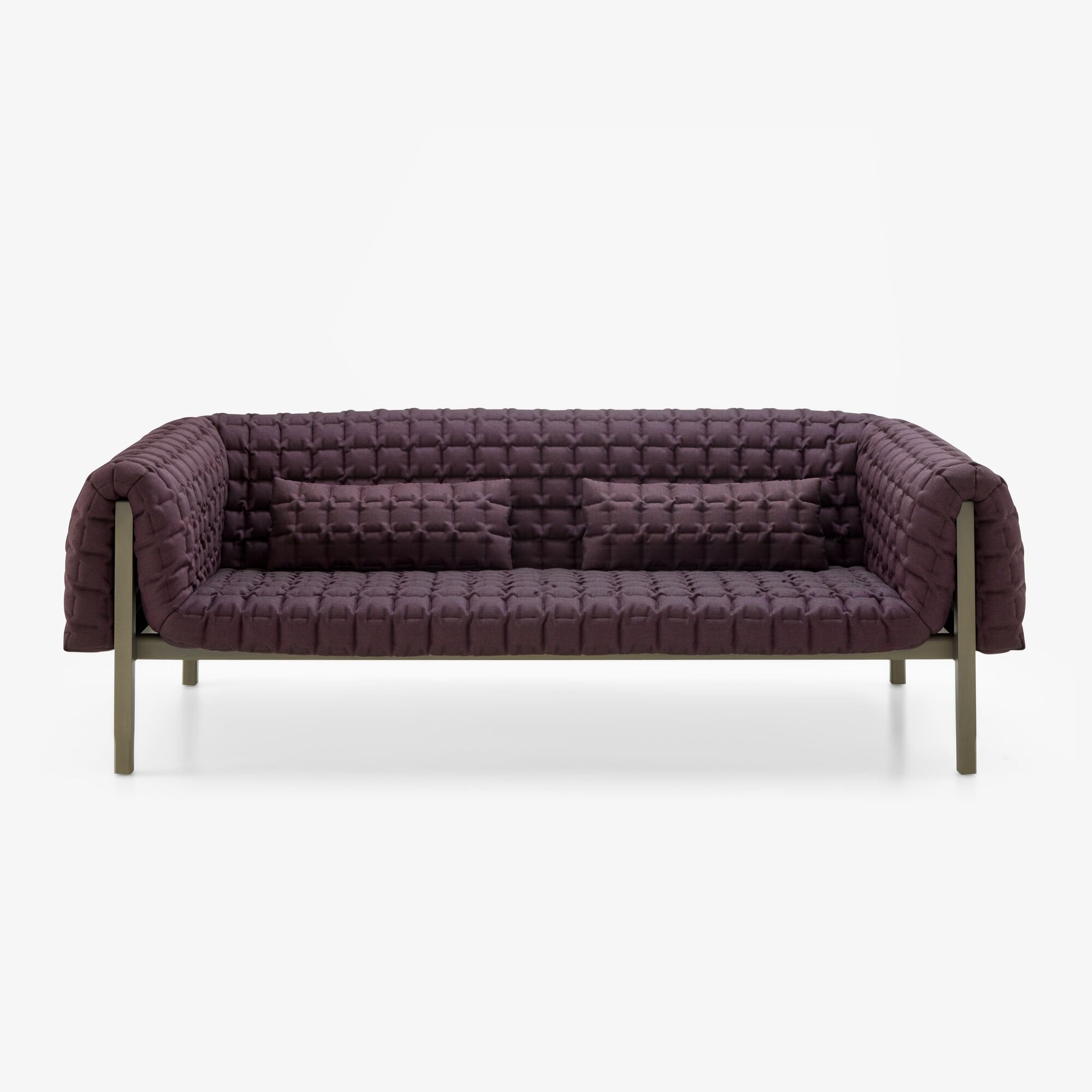 Ruché Sofa low back with 2 lumbar cushions