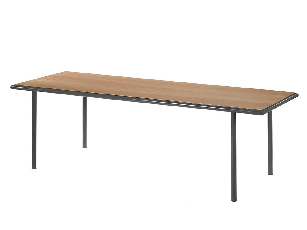 wooden tables