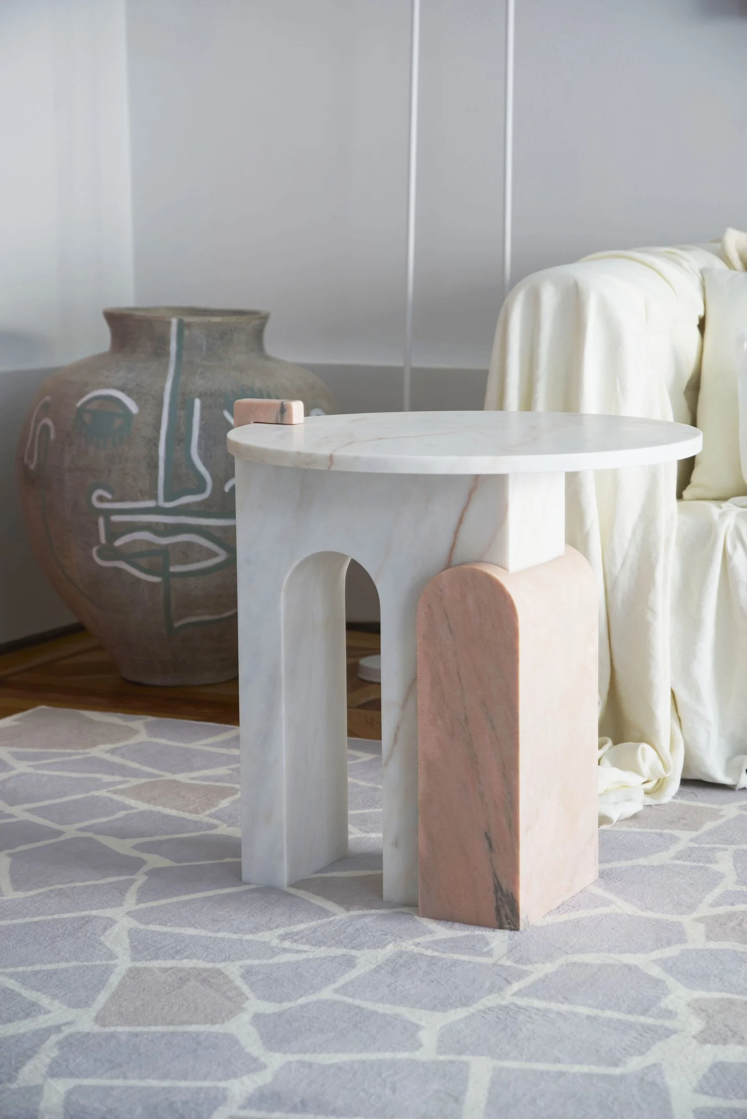 Stone Side Table