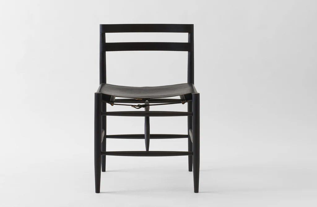 Ebonized Black Walnut Nomad Chair