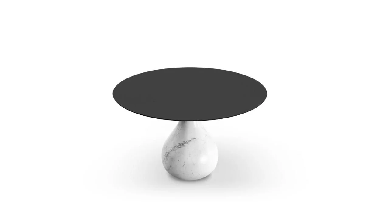 AQUA round dining table - matte carrare - 2.jpg