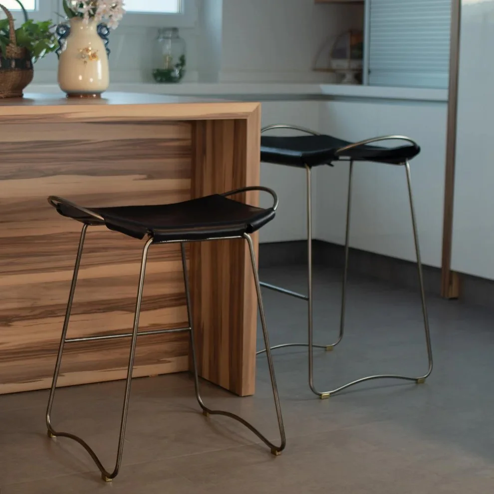 Hug Bar Stool - Handcrafted from Cowhide - 5.jpg