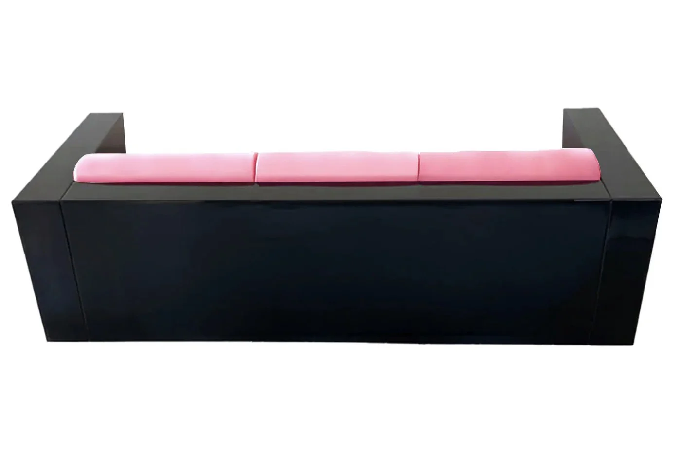 Revolucion Sofa Pink Velvet Black Lacquer - 1.jpg