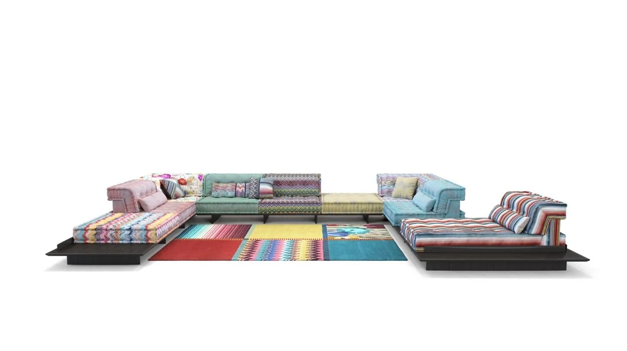 MAH JONG Composition Missoni with platforms - 1.jpg