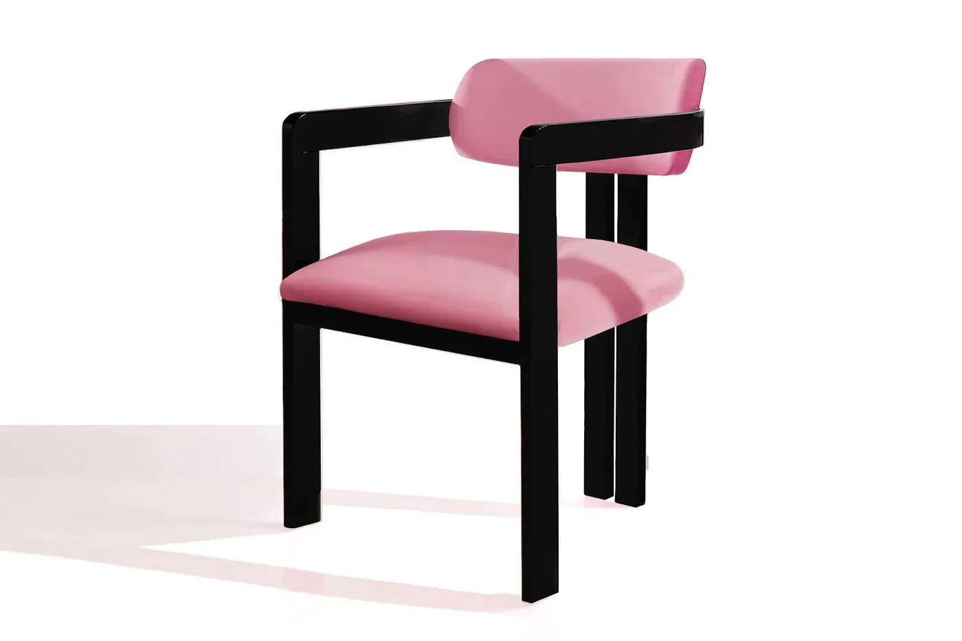 Vertigo Dining Chair Pink Velvet Black Legs - 3.jpg