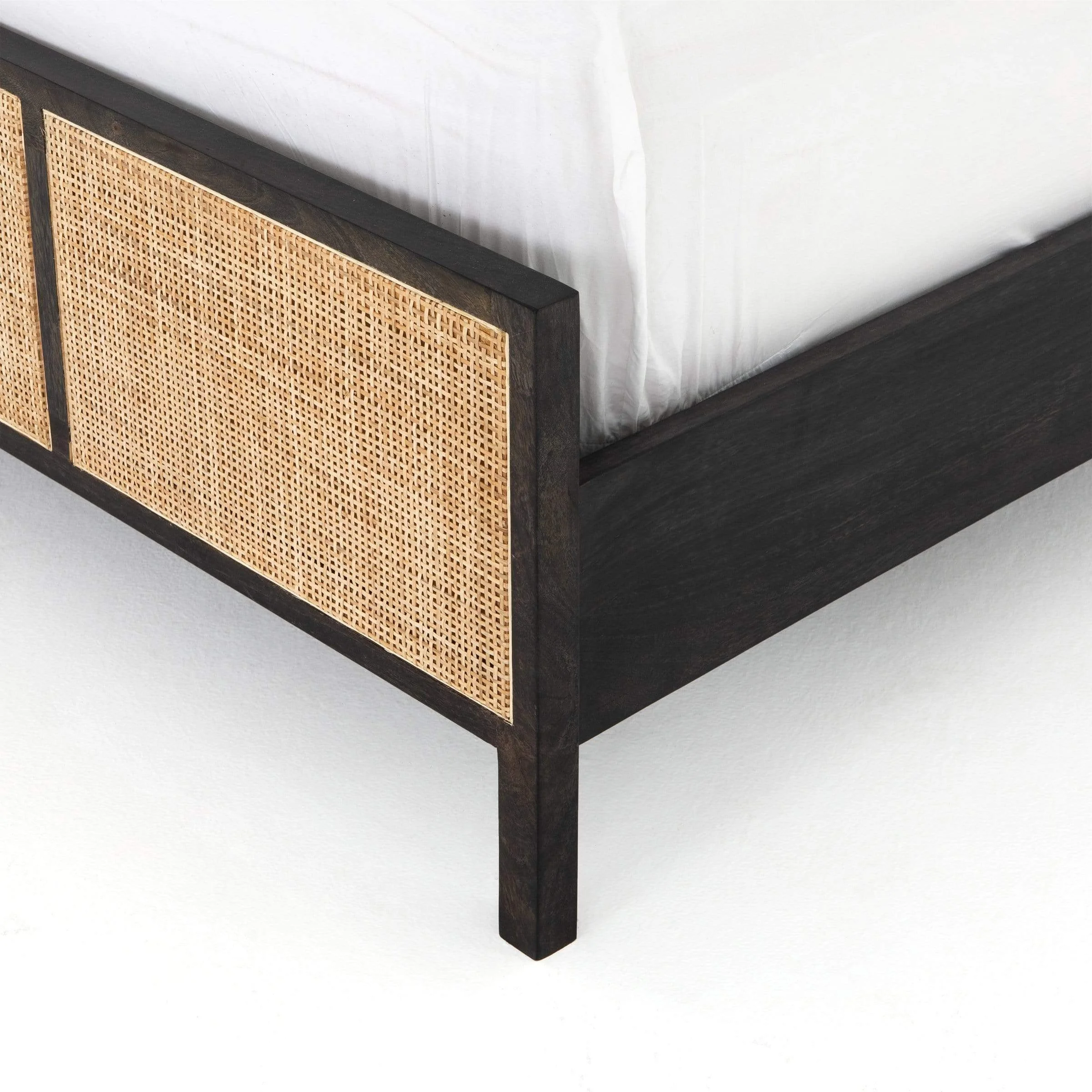 Sydney Black Bed Frame with Mango Wood - 4.jpg