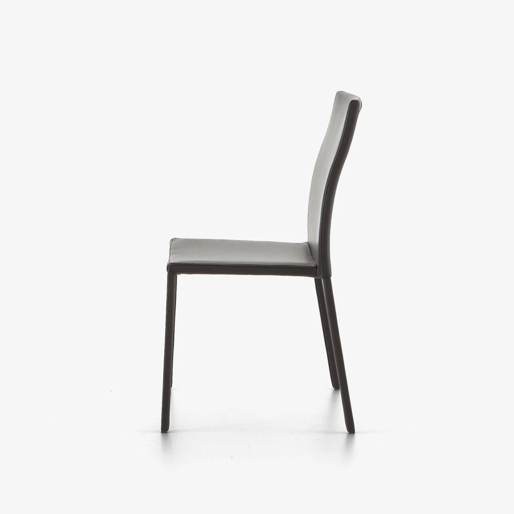 Slim chair Dining chair black leather - 4.jpg