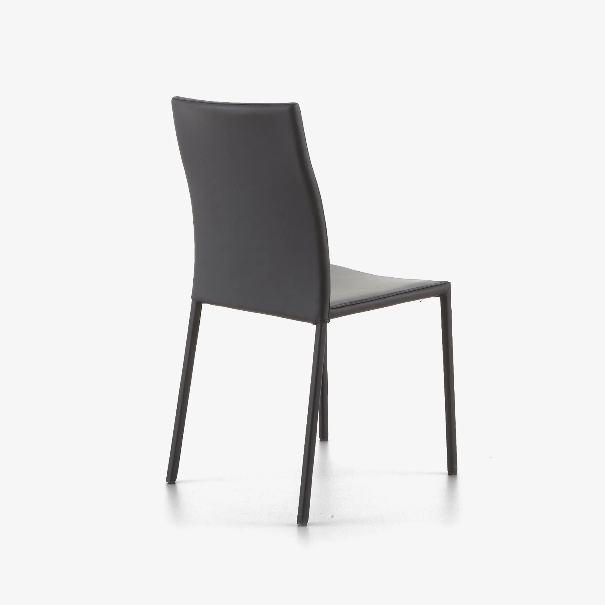 Slim chair Dining chair black leather - 3.jpg