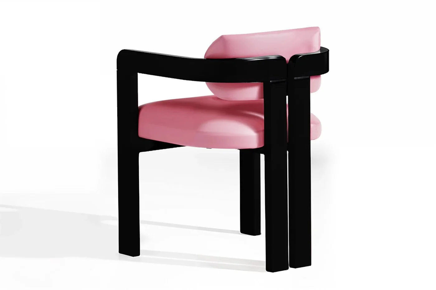 Vertigo Dining Chair Pink Velvet Black Legs - 2.jpg