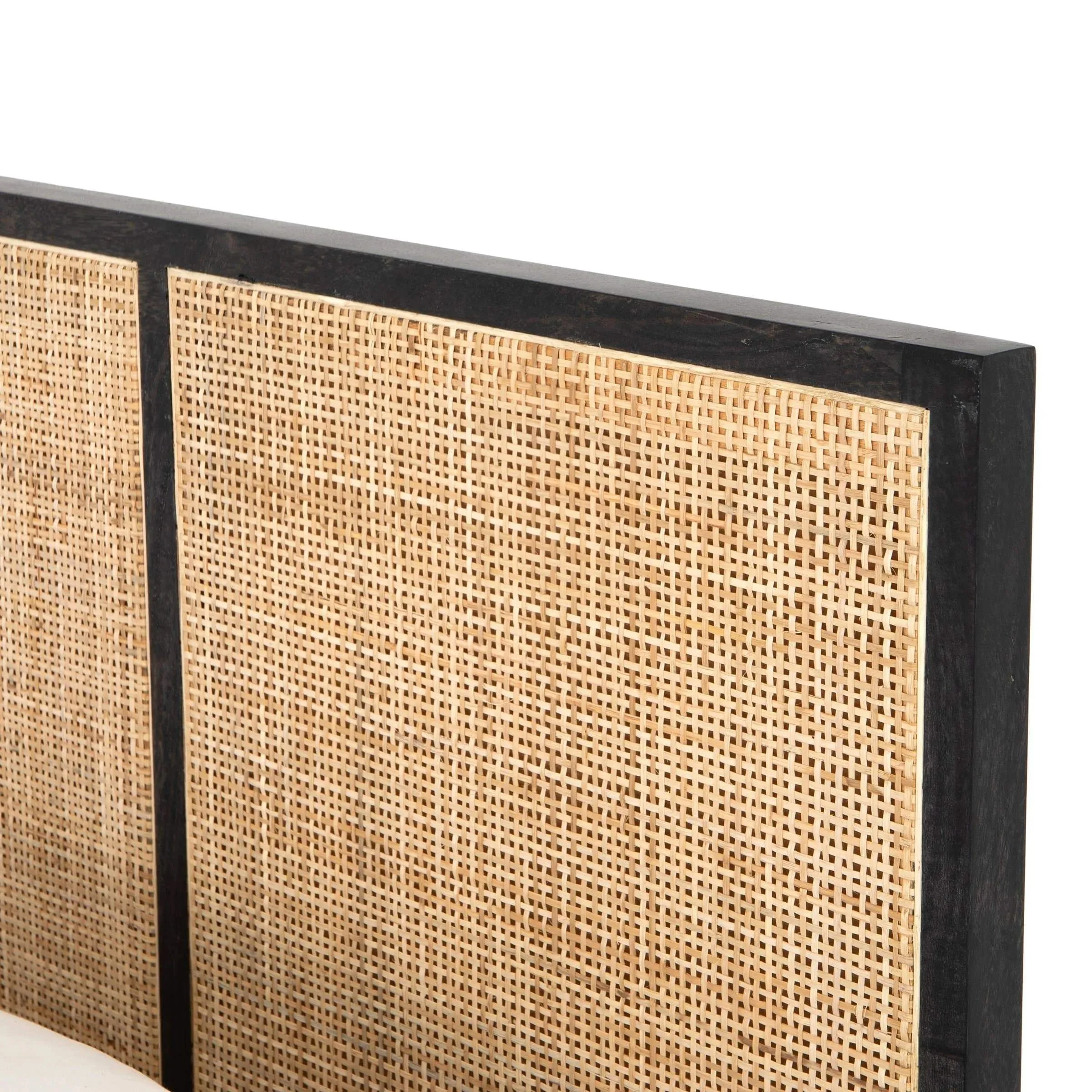 Sydney Black Bed Frame with Mango Wood - 5.jpg